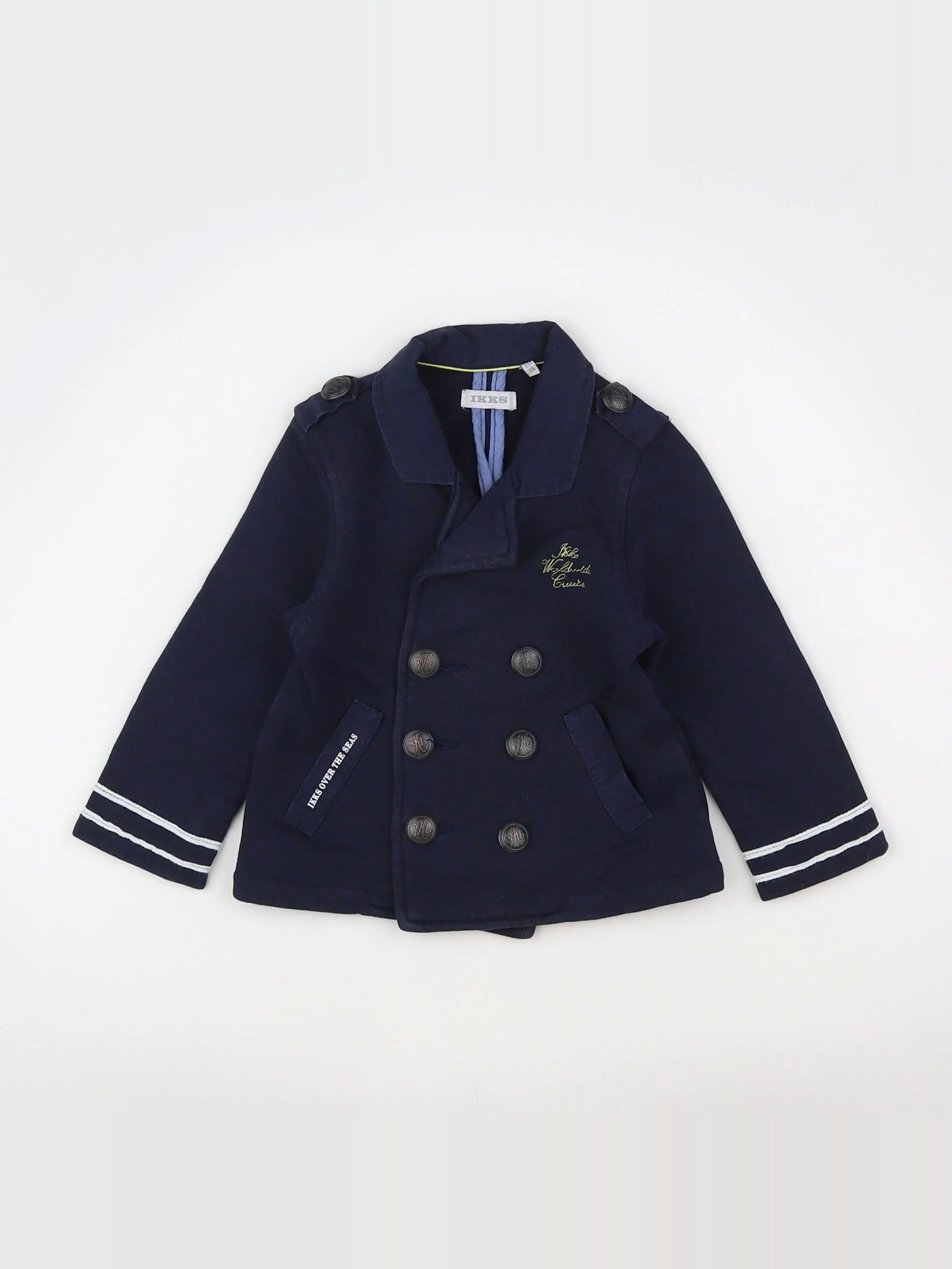 IKKS - veste bleu - 12 mois