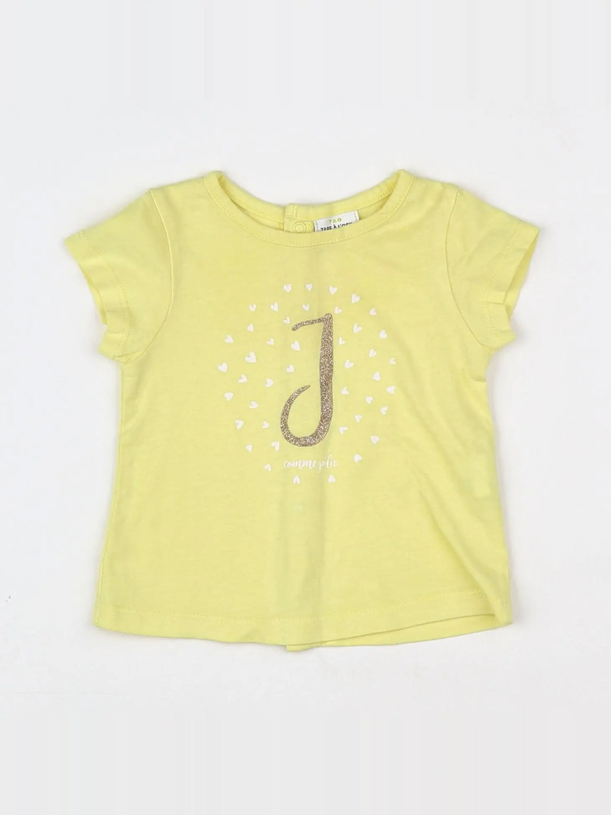 Tape à l'oeil - tee-shirt jaune - 3 mois