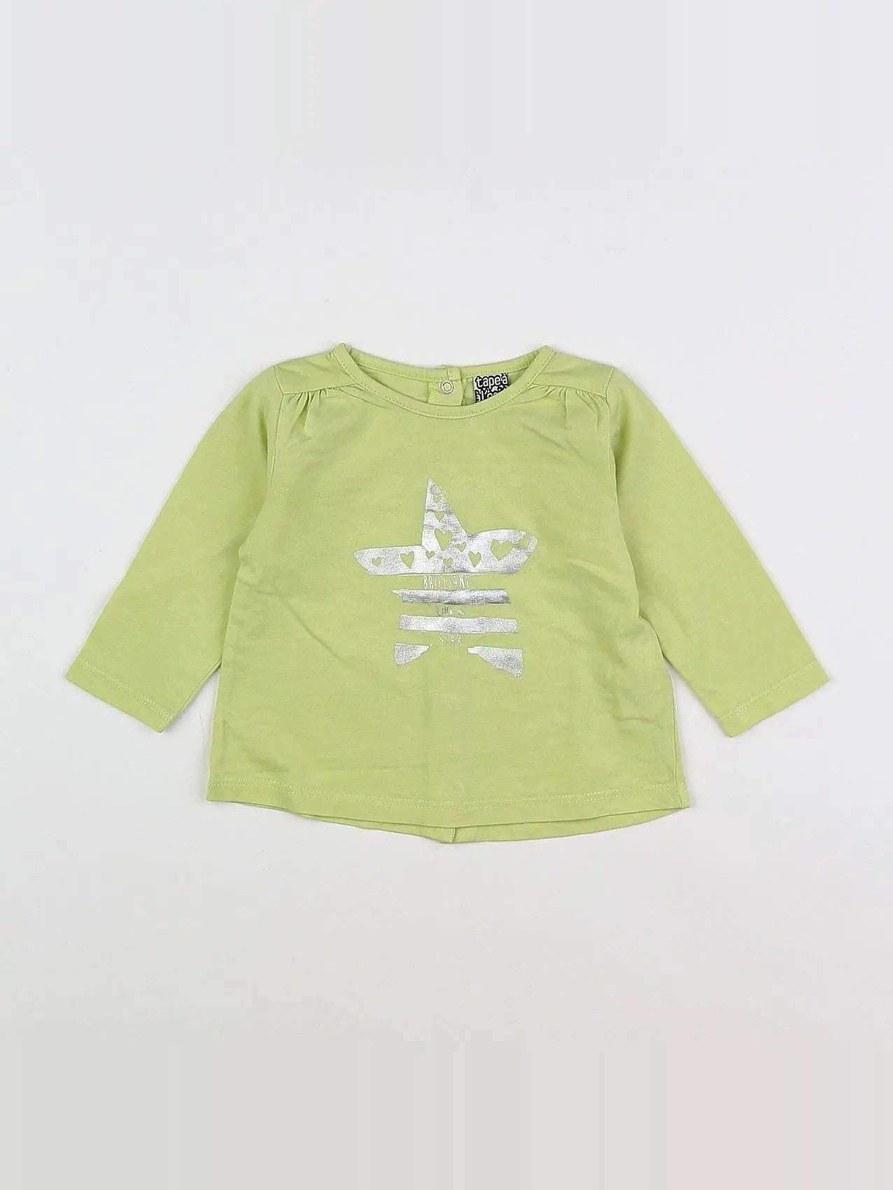 Tape à l'oeil - tee-shirt jaune - 6 mois