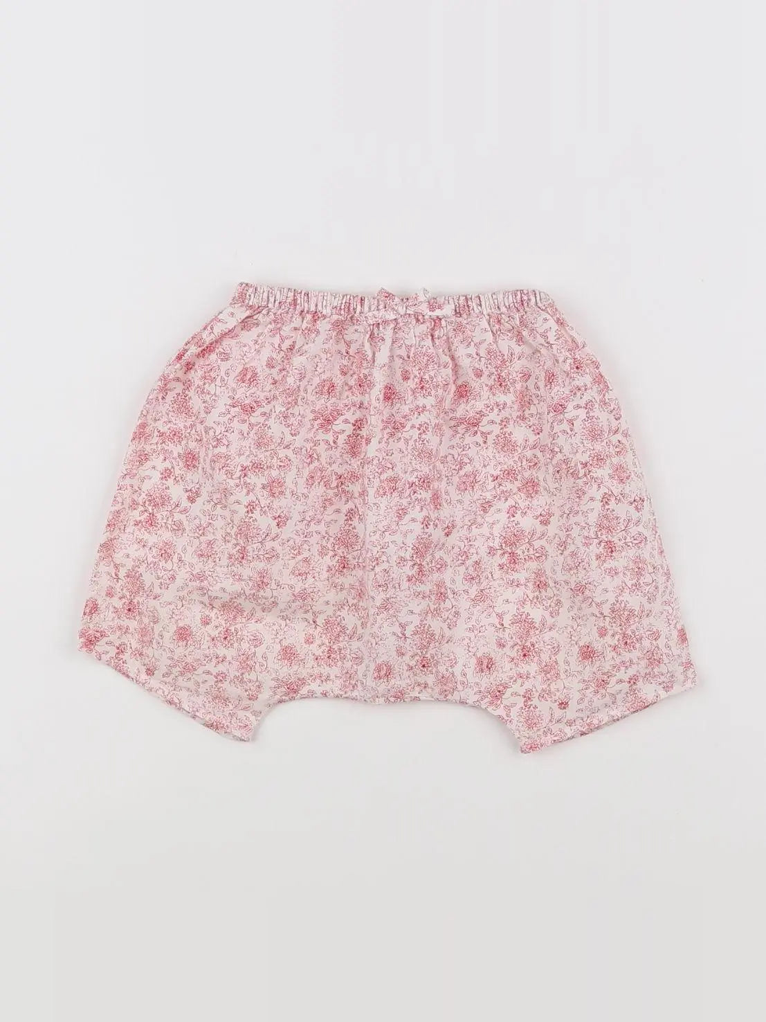 Boutchou - bloomer blanc, rose - 3 mois