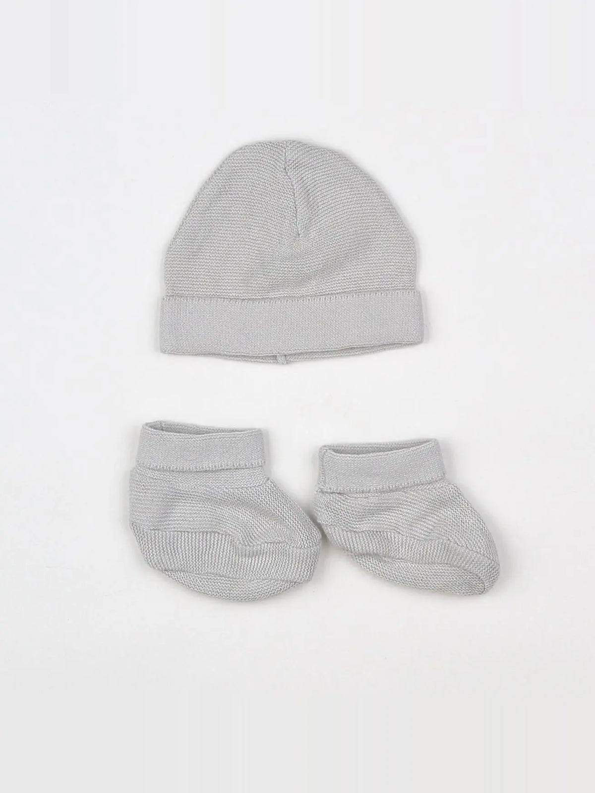 Vertbaudet - ensemble bonnet/chaussons - 6 mois