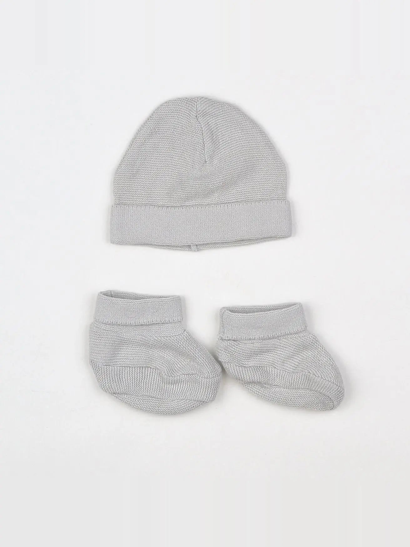 Vertbaudet - ensemble bonnet/chaussons - 6 mois