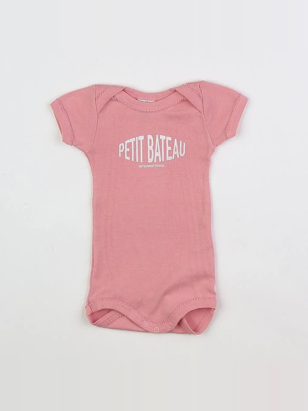 Petit Bateau - body rose - 3 mois