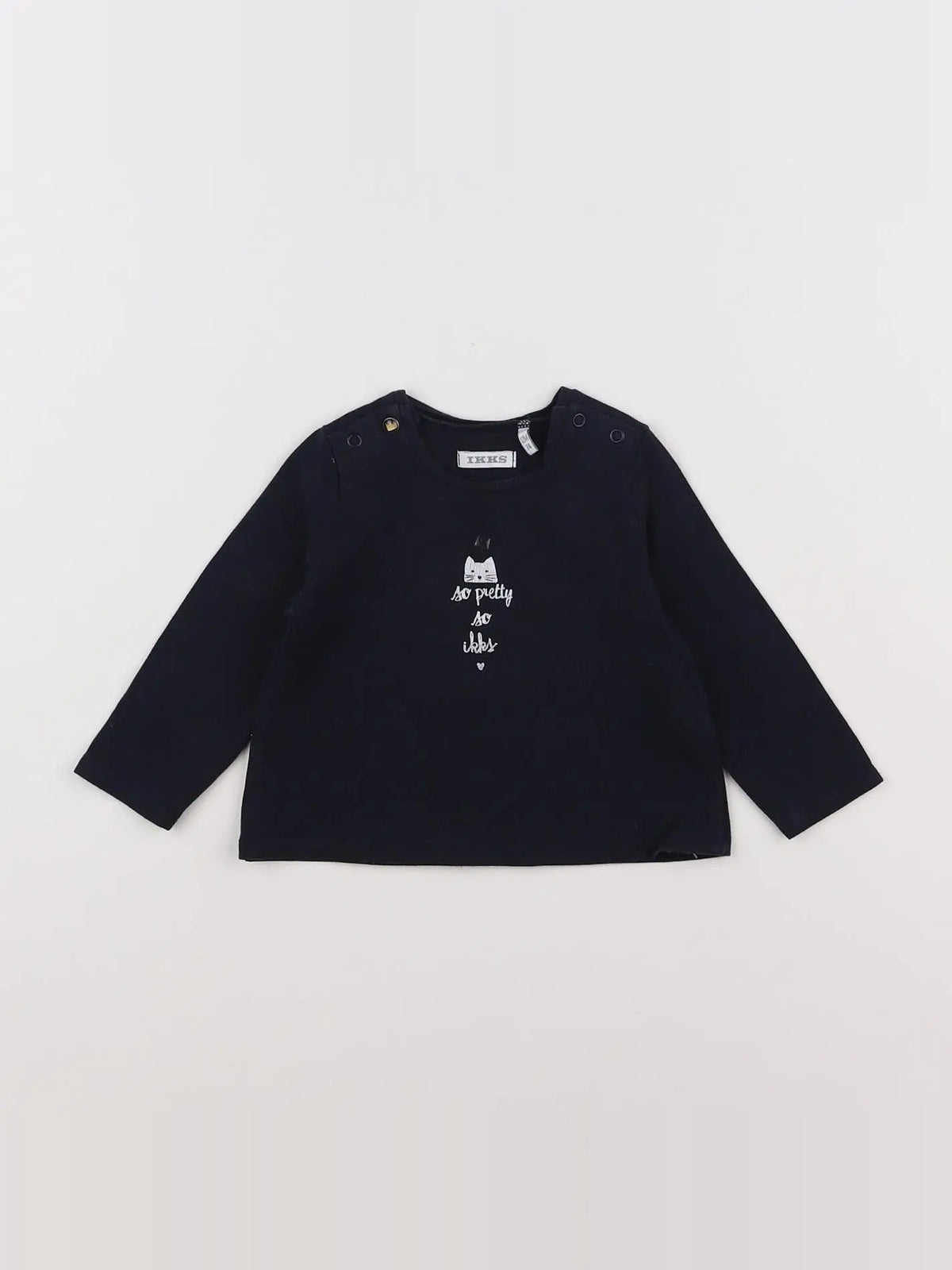 IKKS - tee-shirt bleu - 12 mois