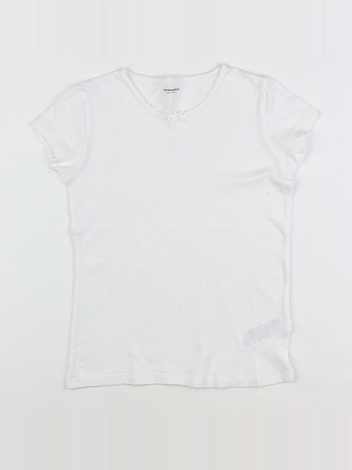 Vertbaudet - maillot de corps blanc - 10 ans