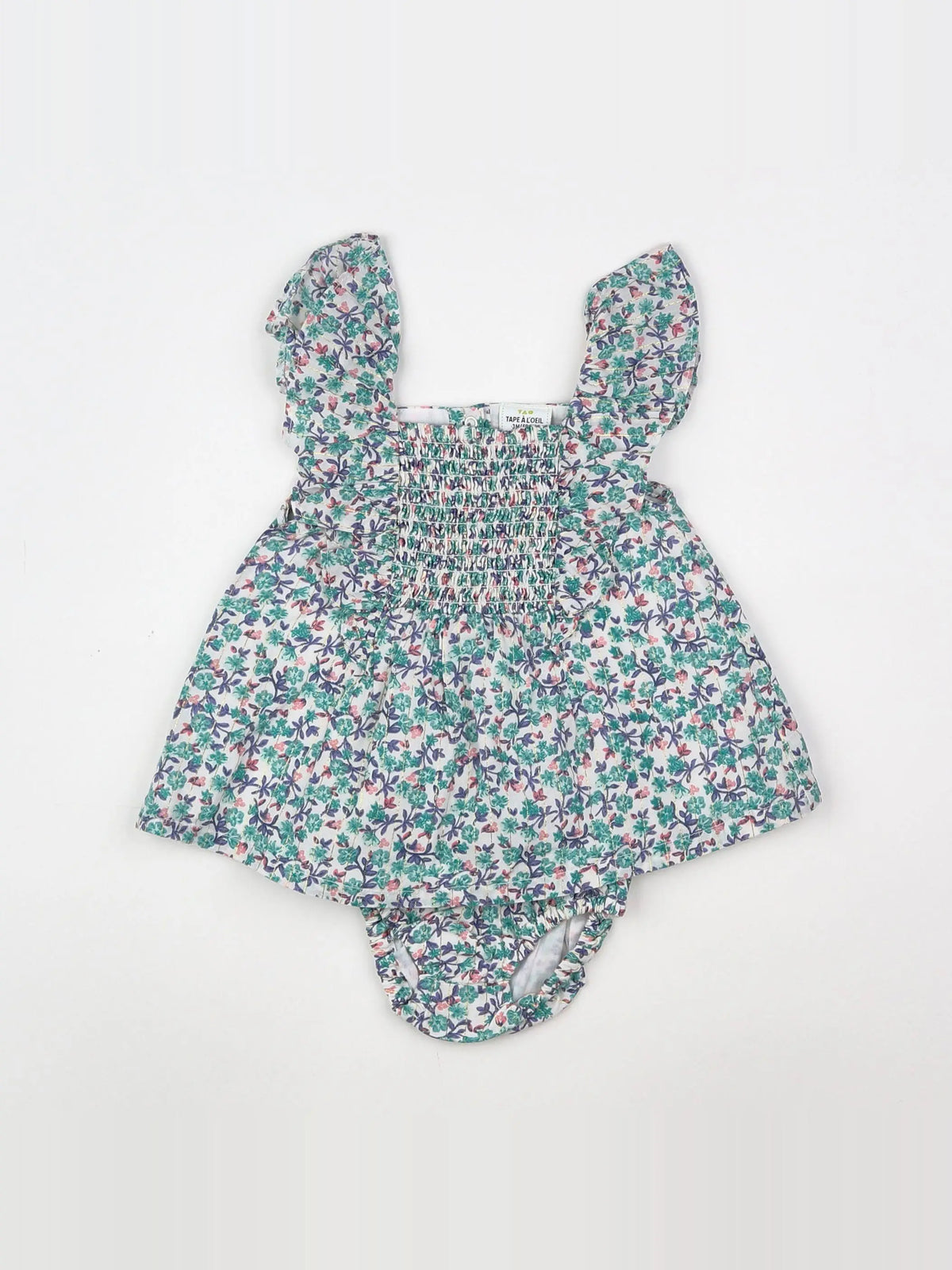 Tape à l'oeil - robe multicolore - 3 mois