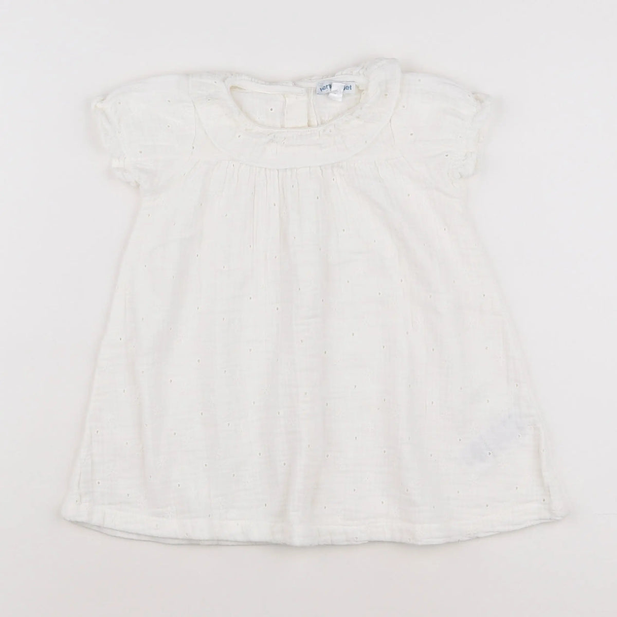Vertbaudet - robe blanc - 18 mois