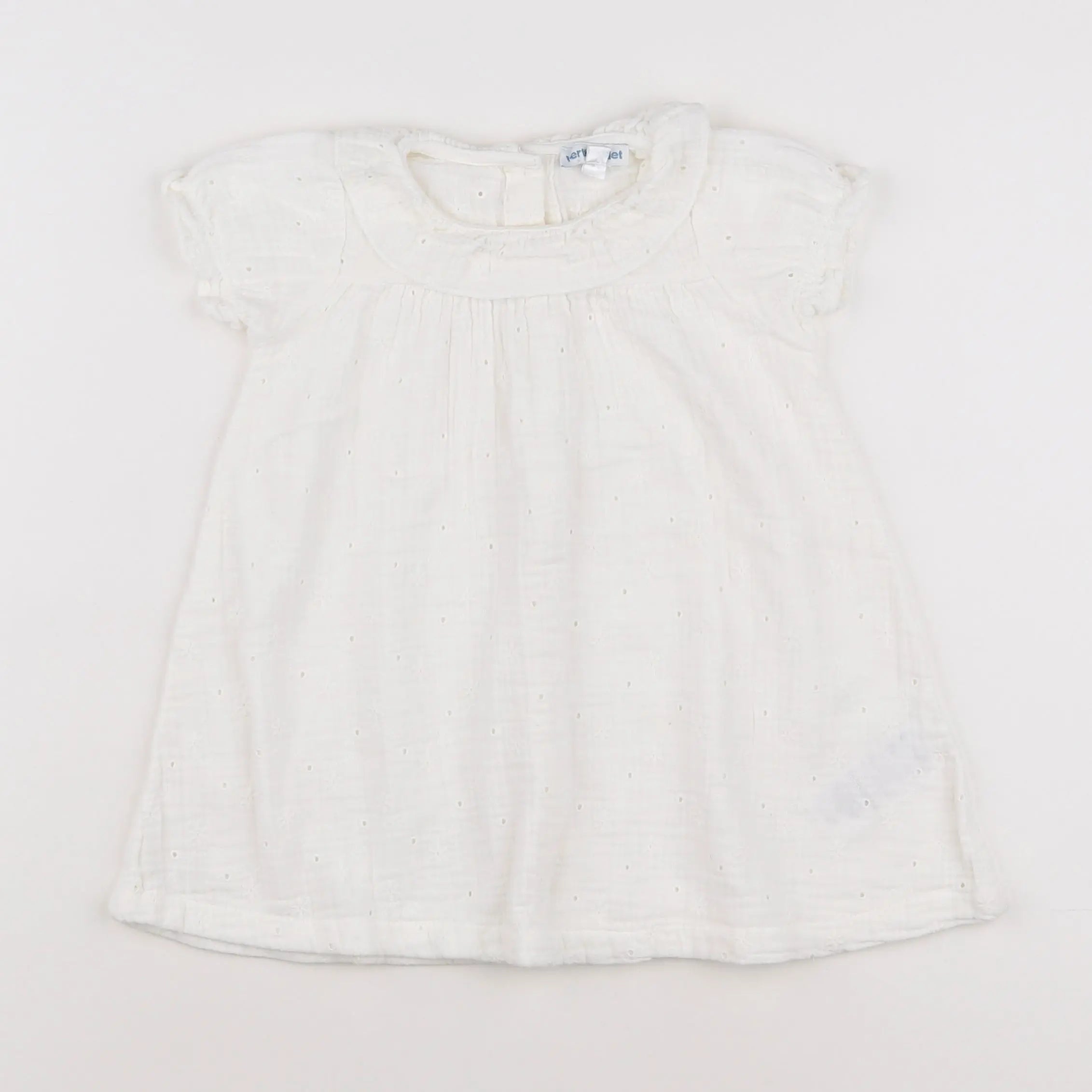 Vertbaudet - robe blanc - 18 mois