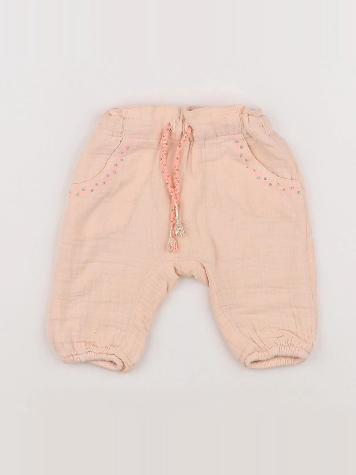 Tape à l'oeil - pantalon rose - 3 mois