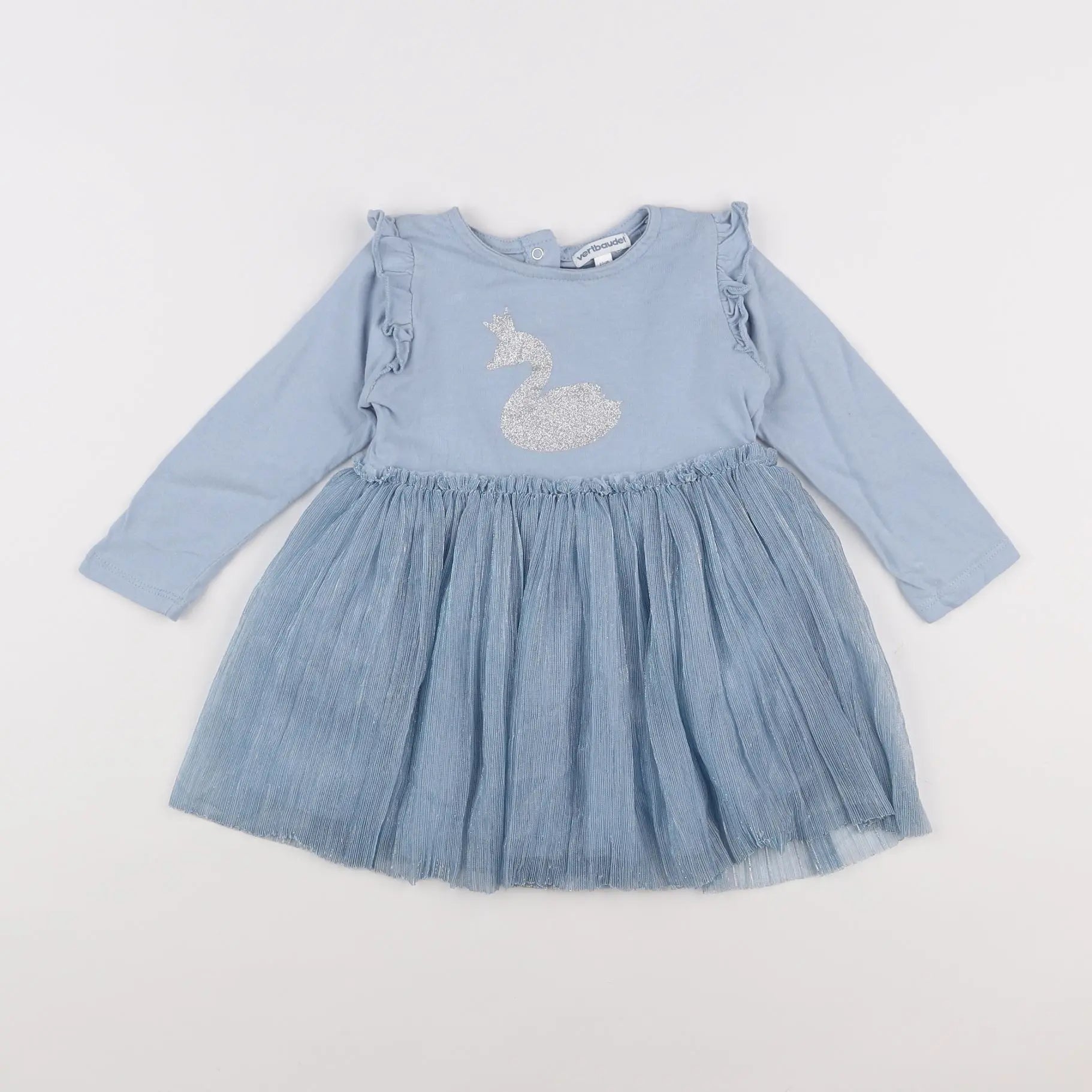 Vertbaudet - robe bleu - 2 ans