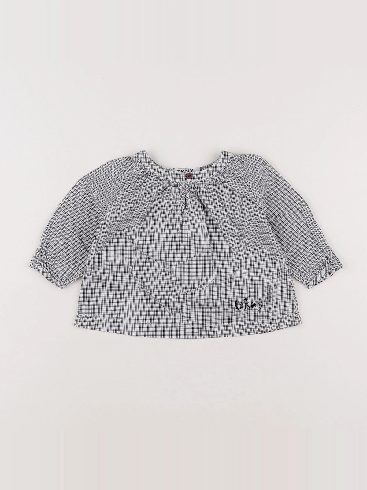 Dkny - blouse blanc, gris - 6 mois