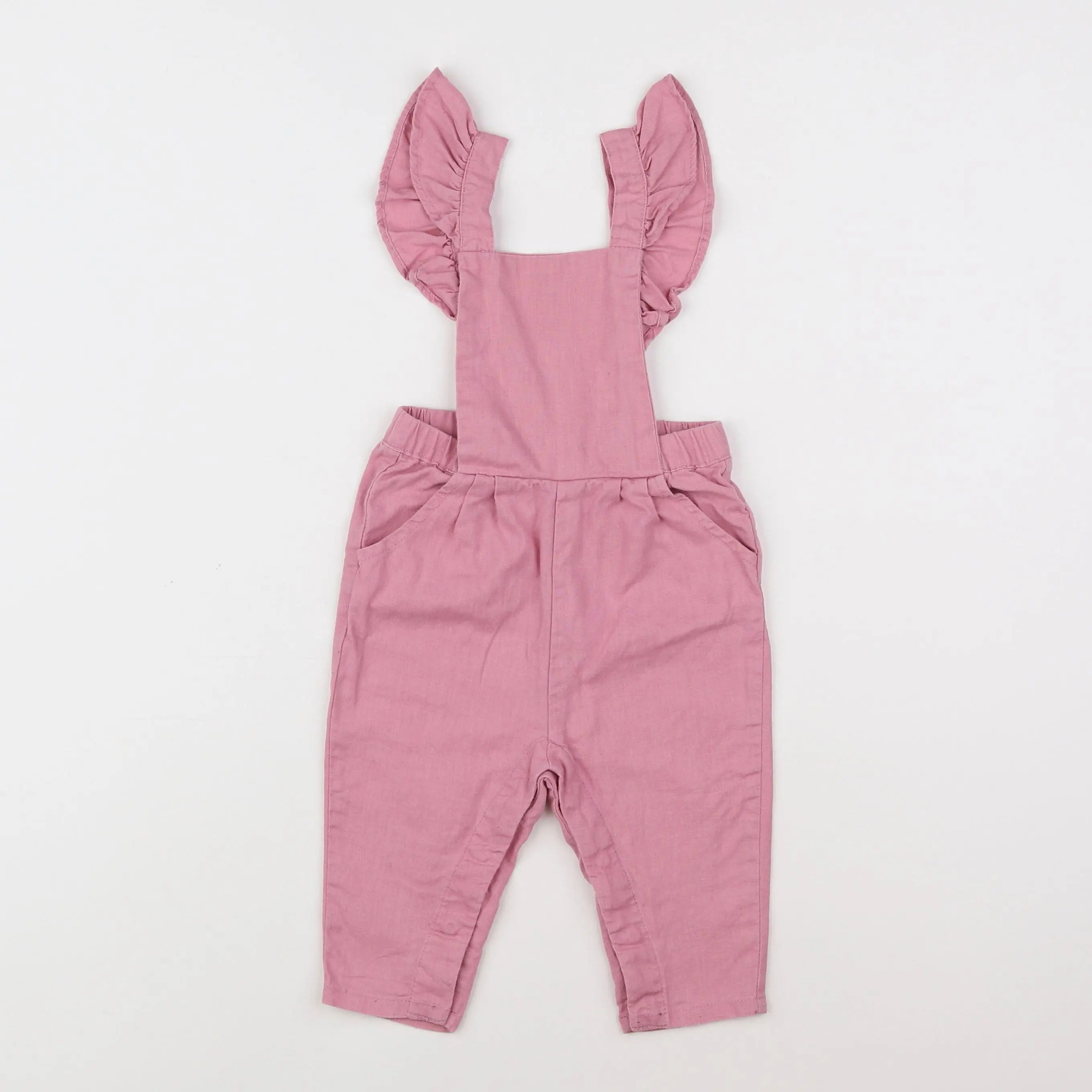 Vertbaudet - combinaison rose - 9 mois