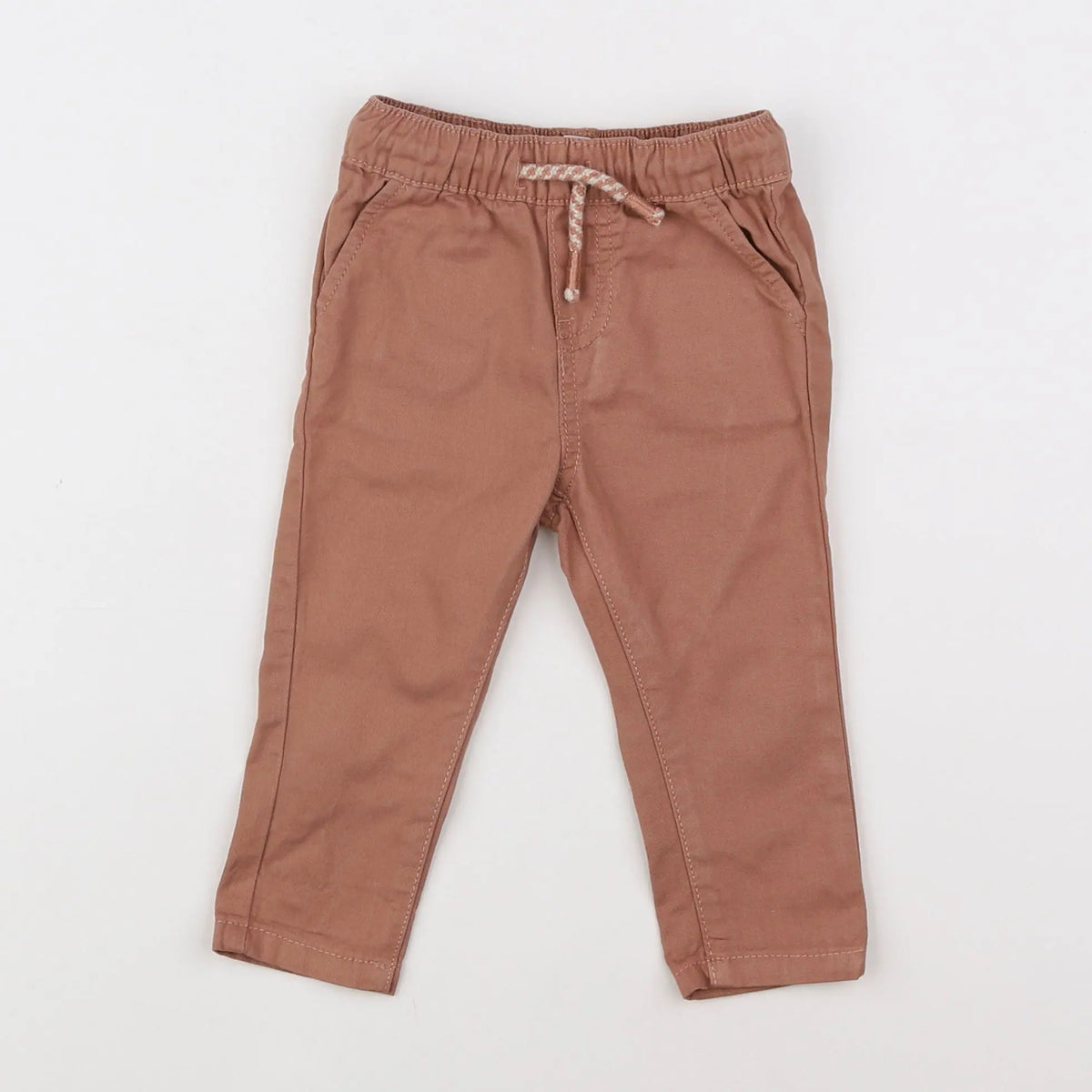 Vertbaudet - pantalon marron - 6 mois