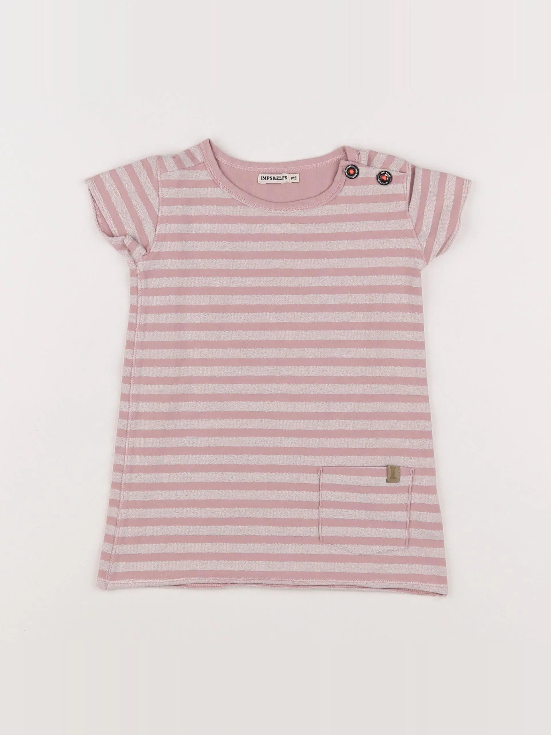 Imps & Elfs - robe rose, blanc - 9 ans