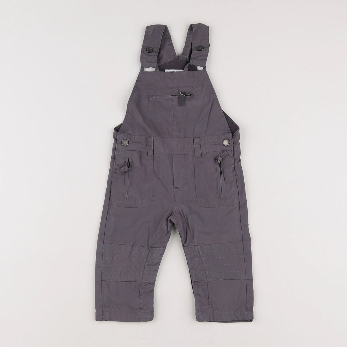 Vertbaudet - salopette gris - 6 mois