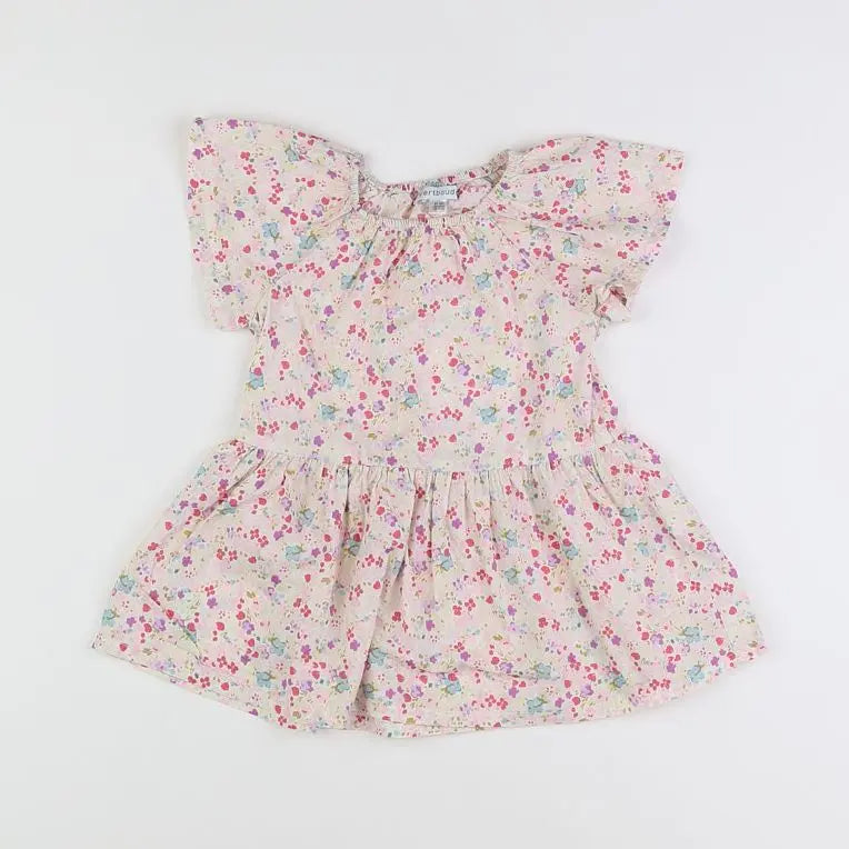 Vertbaudet - robe multicolore - 18 mois