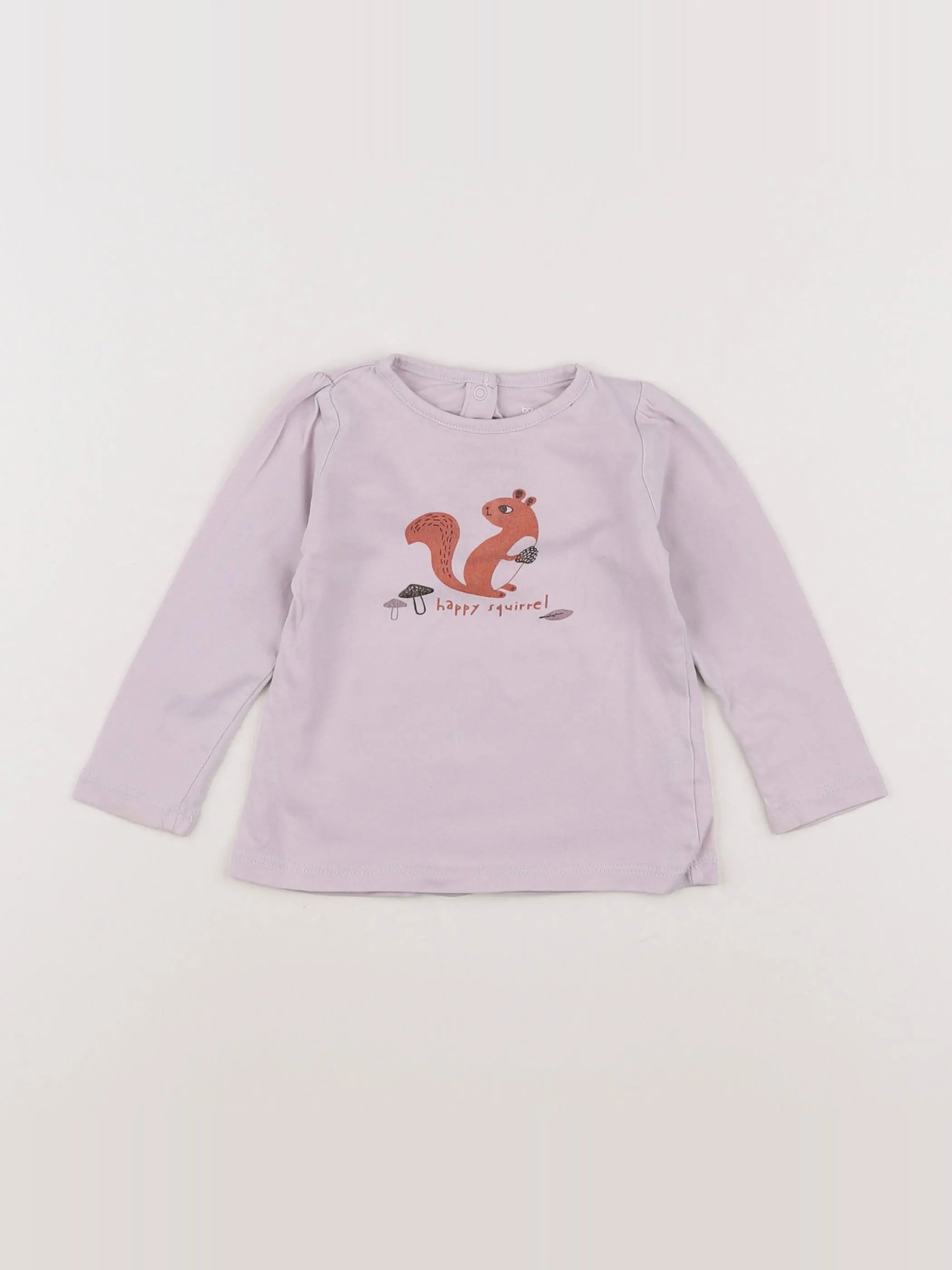 Boutchou - tee-shirt rose - 12 mois