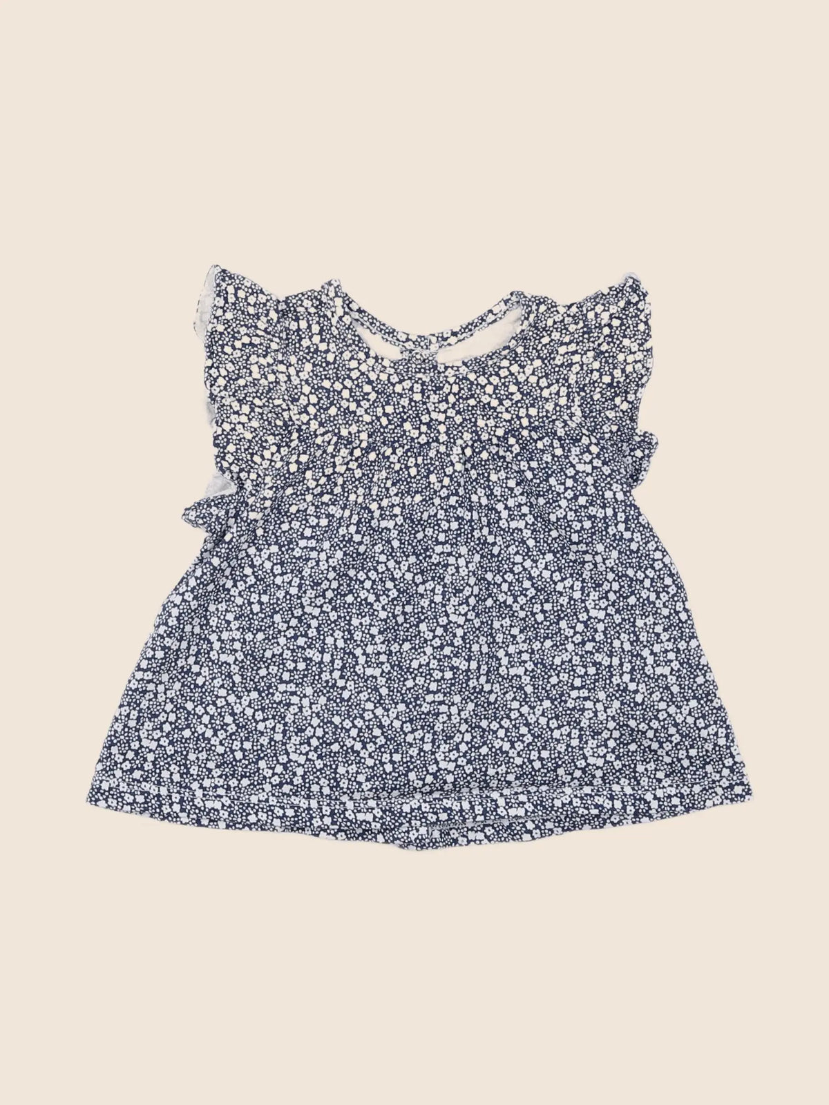 Vertbaudet - tee-shirt bleu - 12 mois