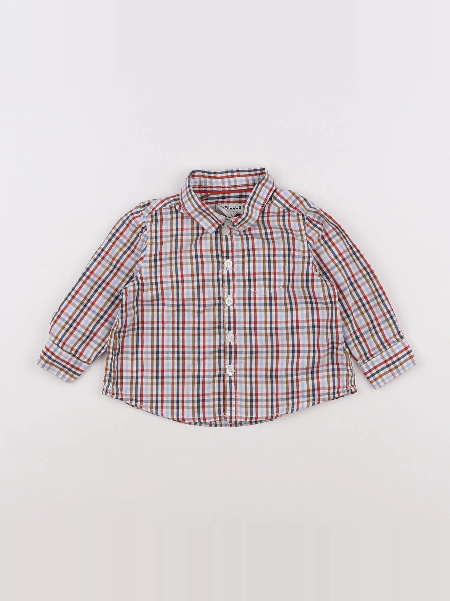 Cyrillus - chemise multicolore - 9 mois