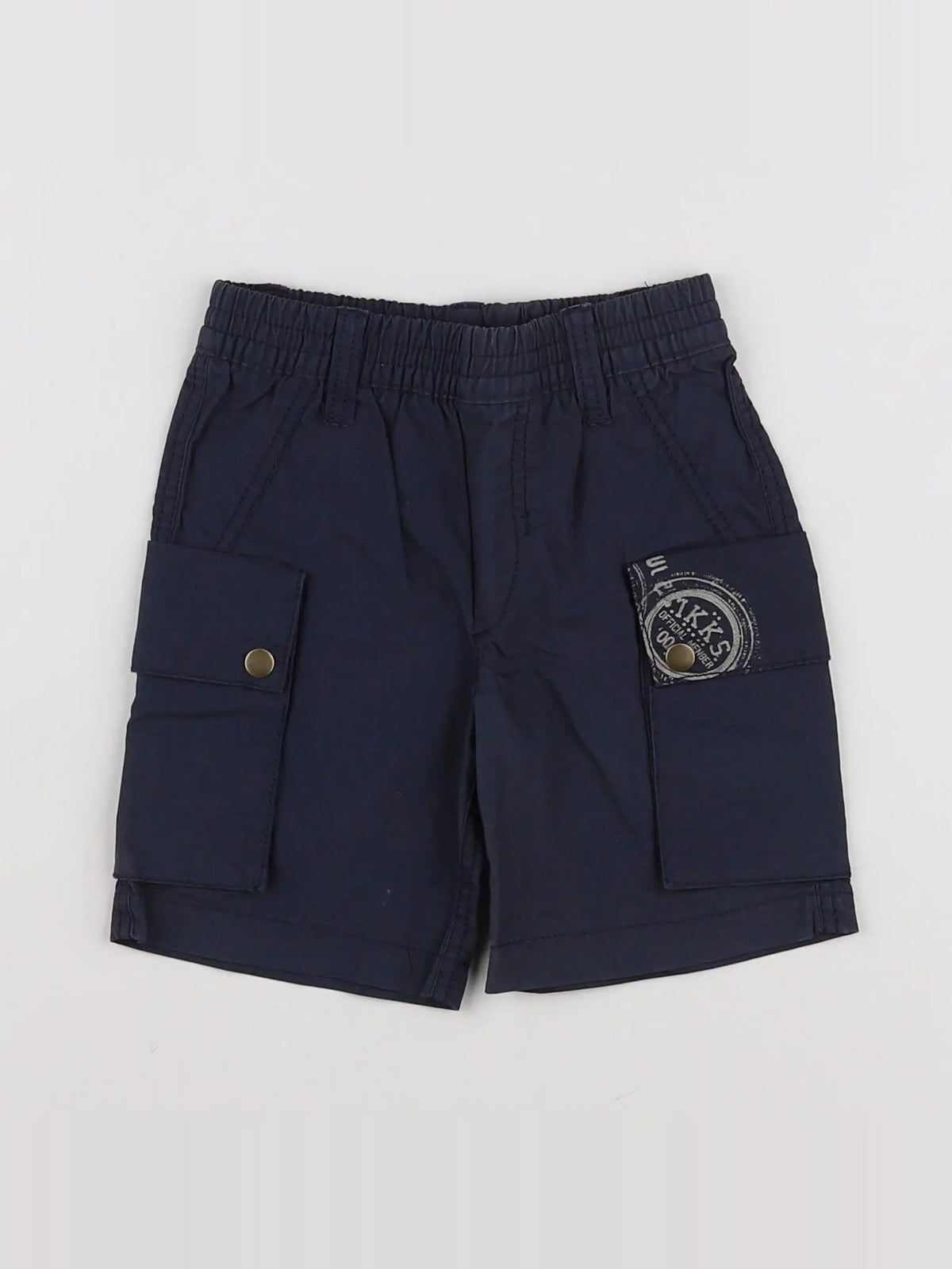 IKKS - short bleu - 12 mois