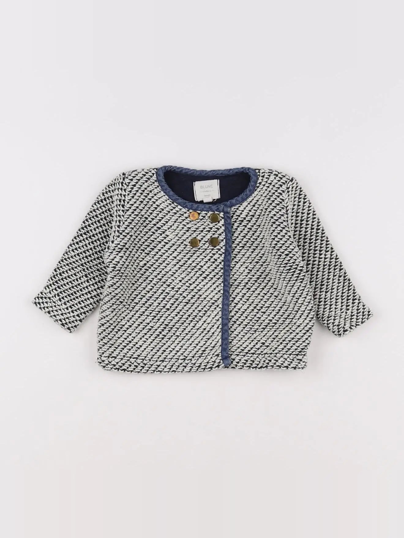 Blune - veste bleu - 12 mois