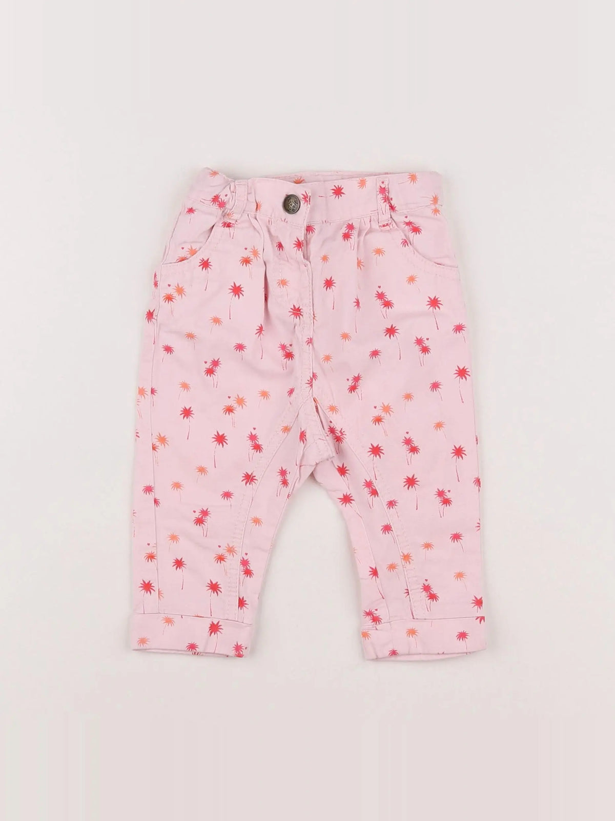 Tape à l'oeil - pantalon rose - 9 mois