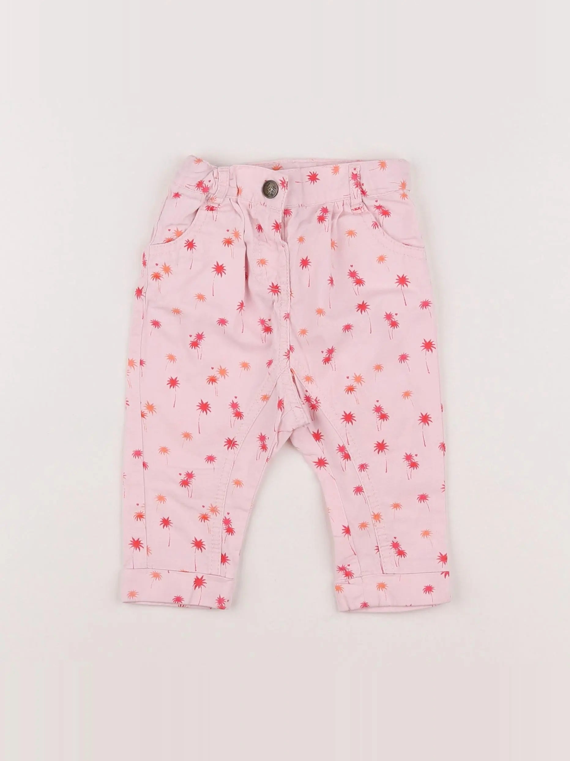 Tape à l'oeil - pantalon rose - 9 mois