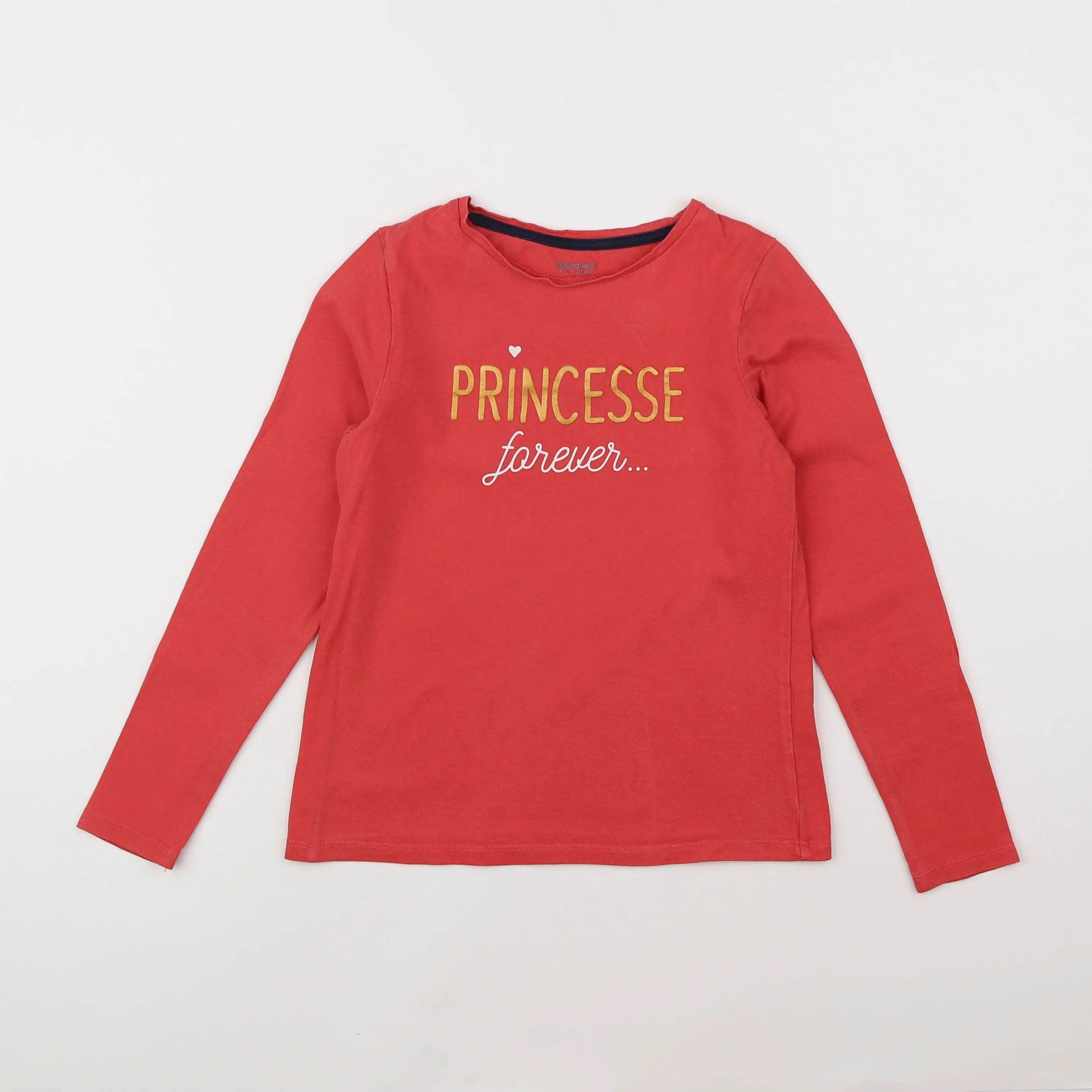 Vertbaudet - tee-shirt rose - 8 ans