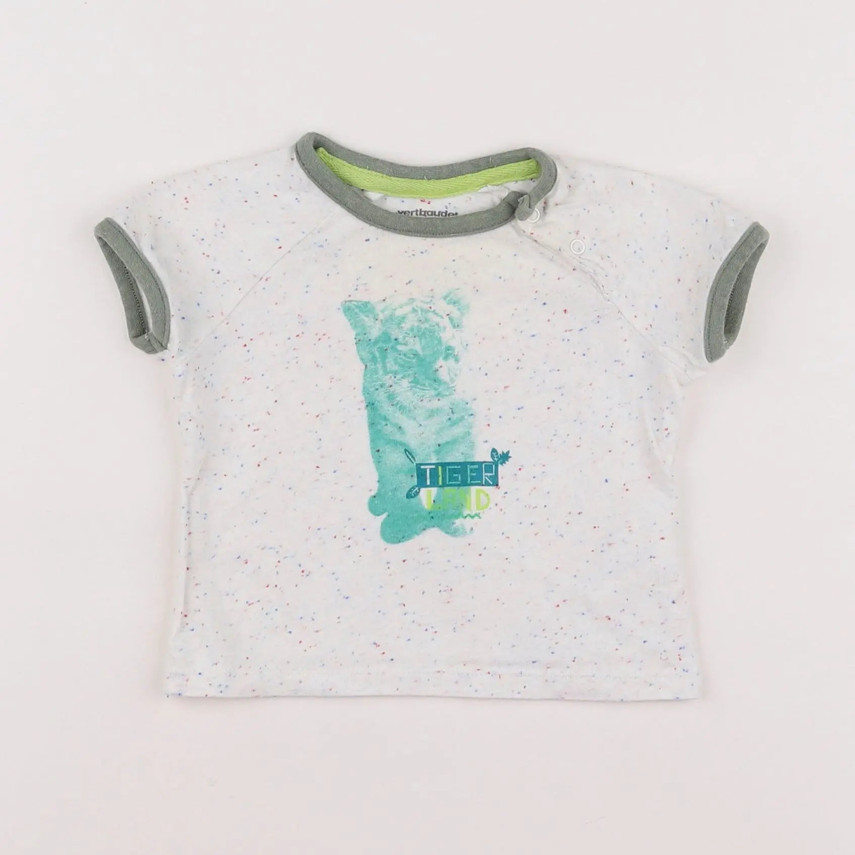 Vertbaudet - tee-shirt gris - 6 mois
