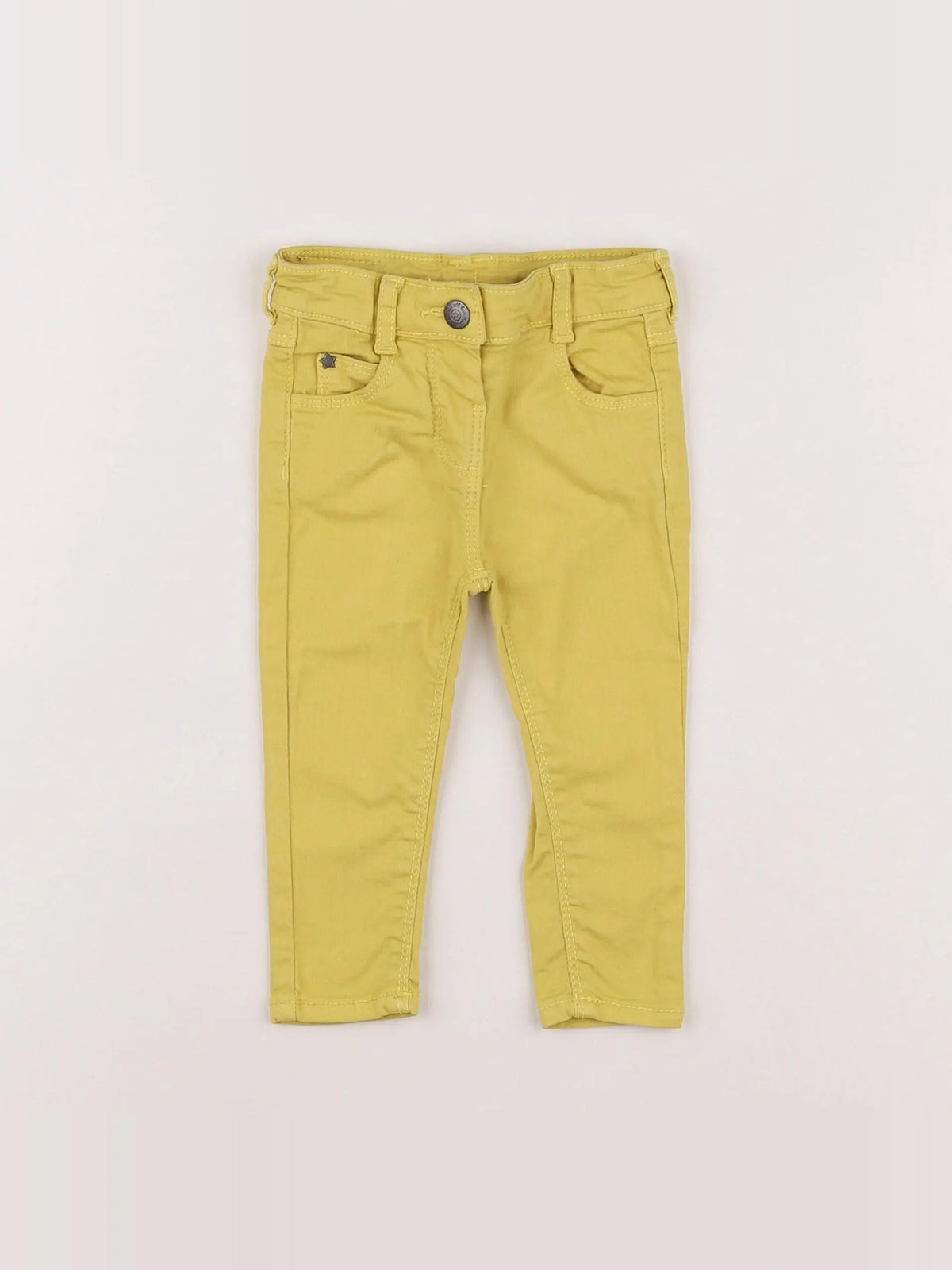 Tape à l'oeil - pantalon jaune - 9 mois