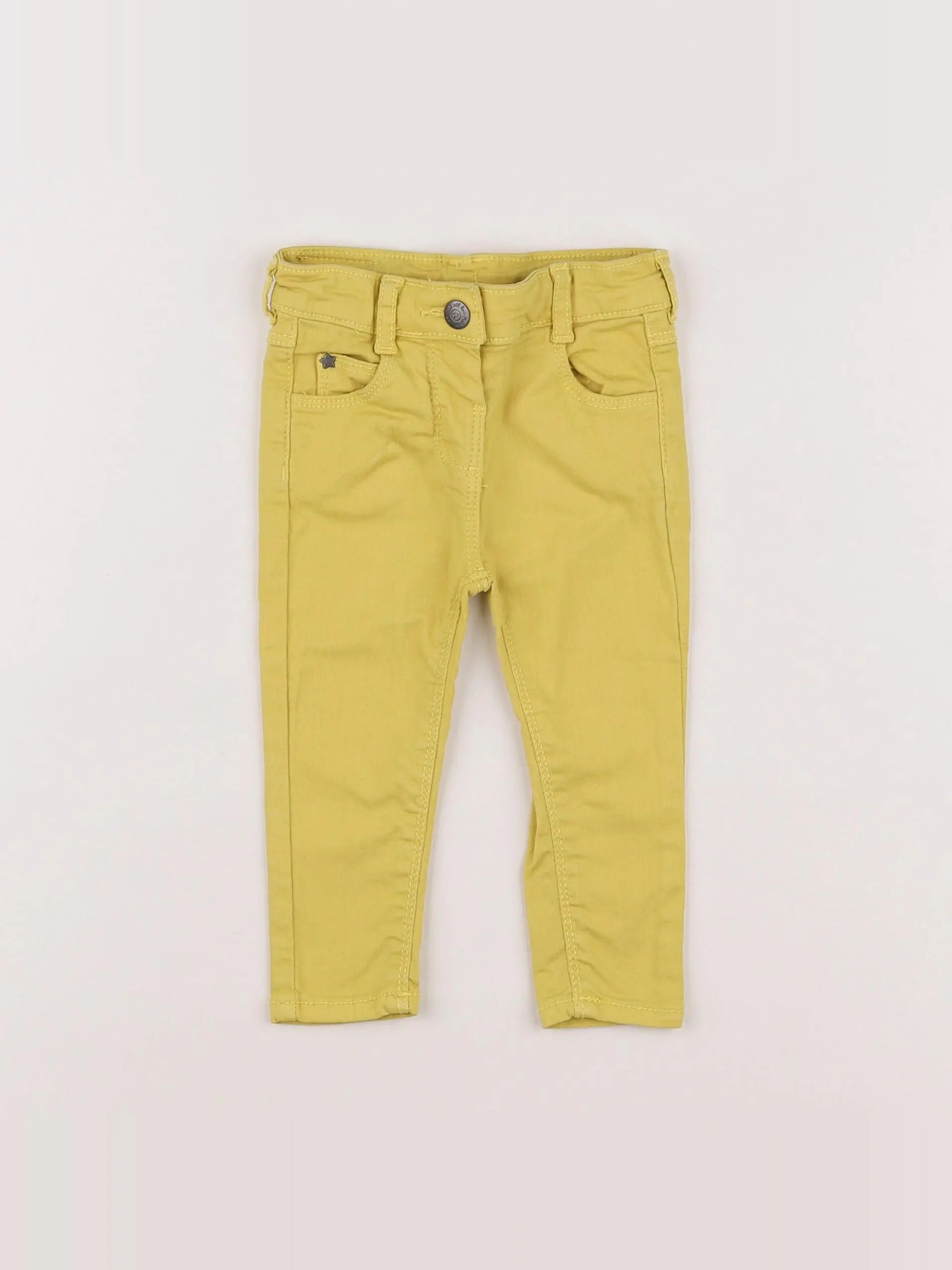 Tape à l'oeil - pantalon jaune - 9 mois