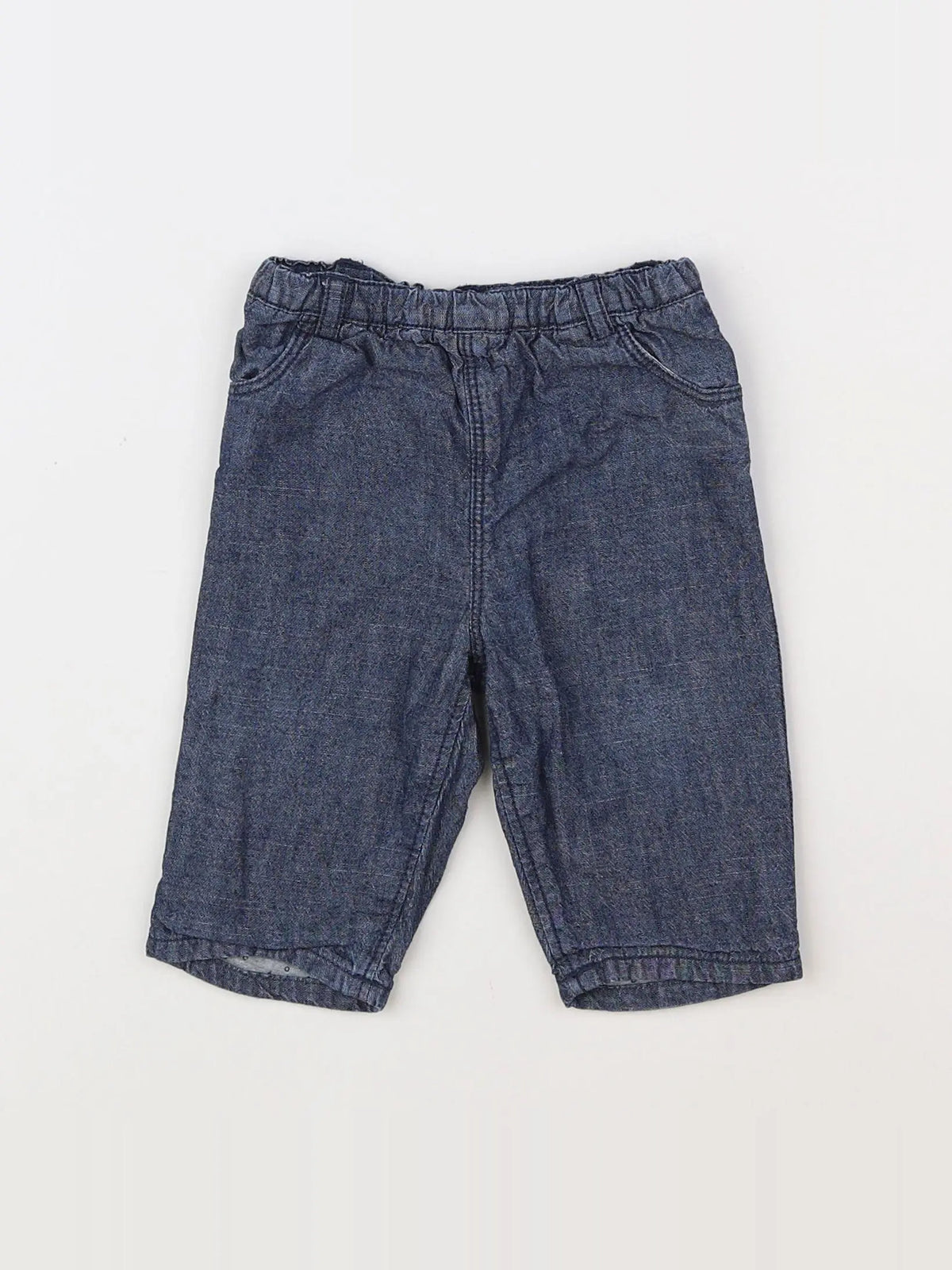 Boutchou - pantalon bleu - 3 mois