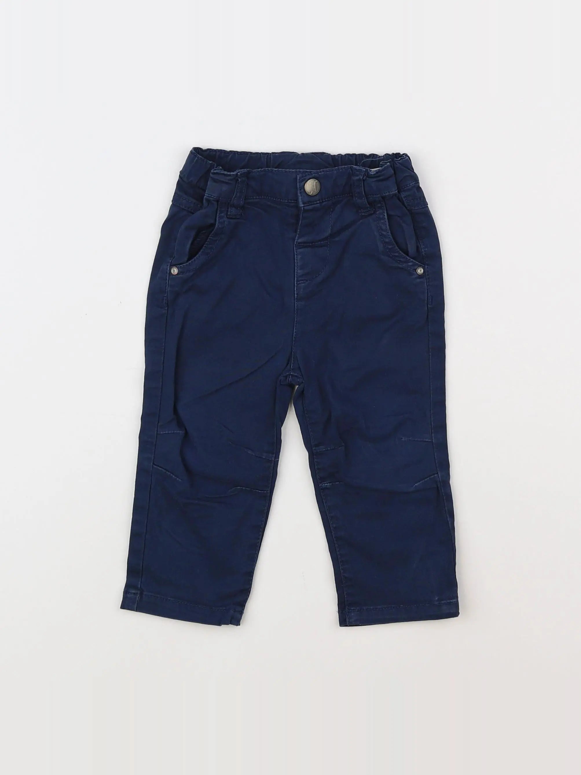 Noukie's - pantalon bleu - 12 mois
