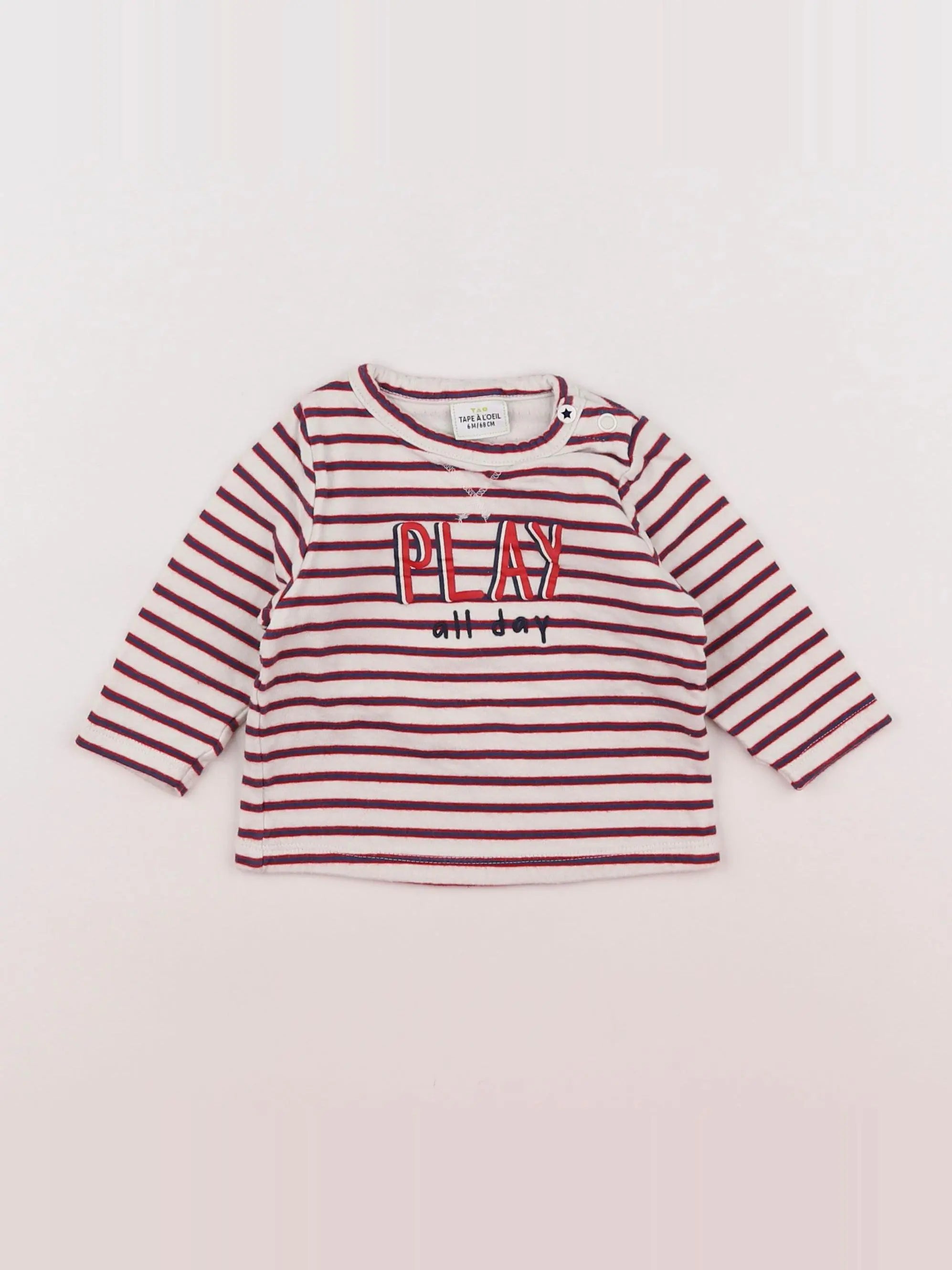 Tape à l'oeil - tee-shirt blanc - 6 mois