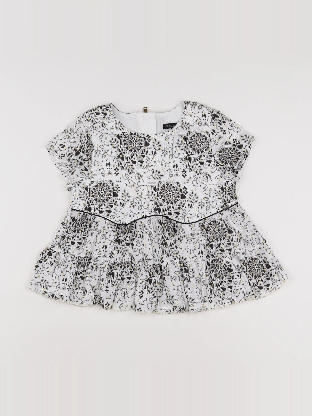 IKKS - blouse blanc - 6 ans