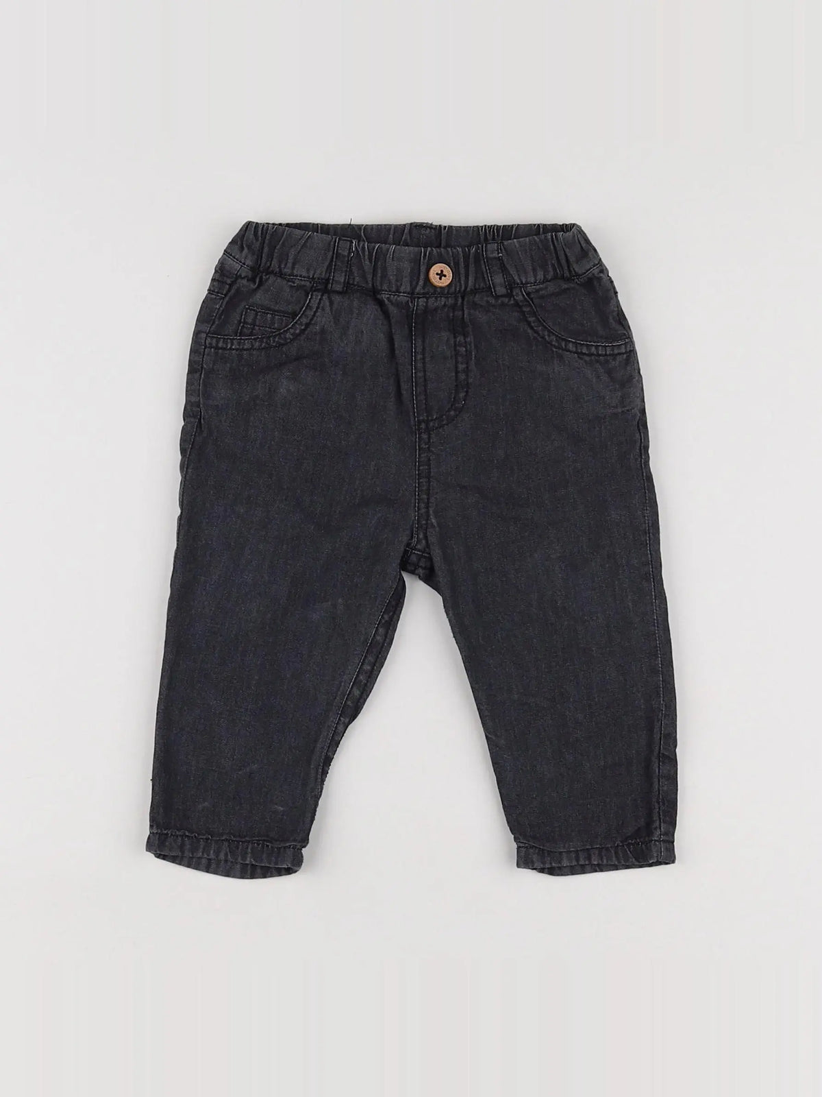 Natalys - jean gris - 6 mois
