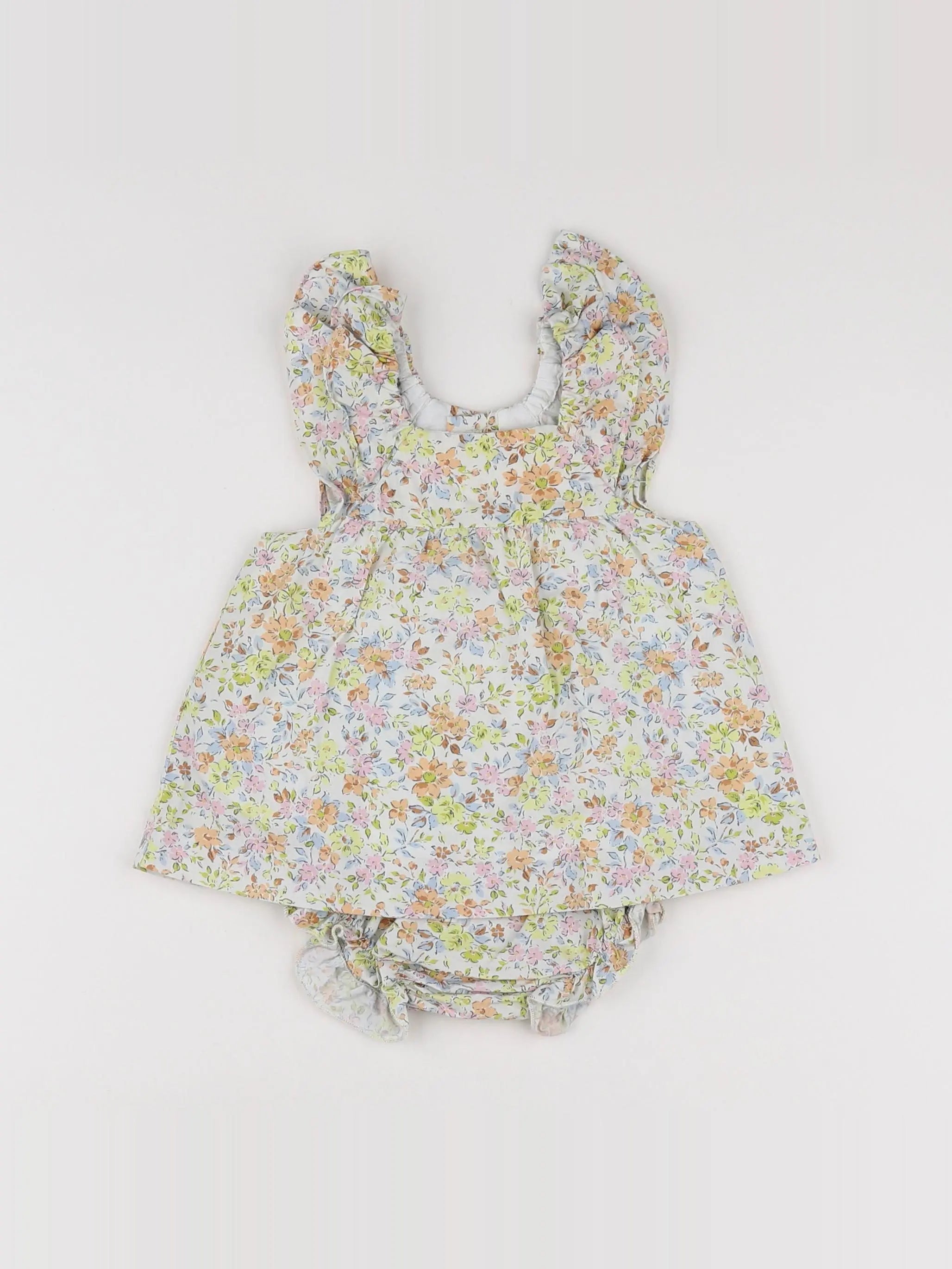 Zara - robe multicolore - 3/6 mois