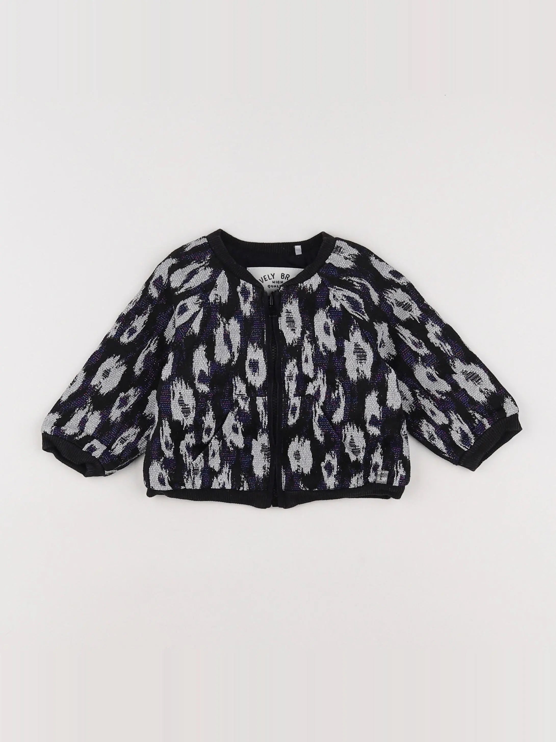 IKKS - veste noir - 12 mois