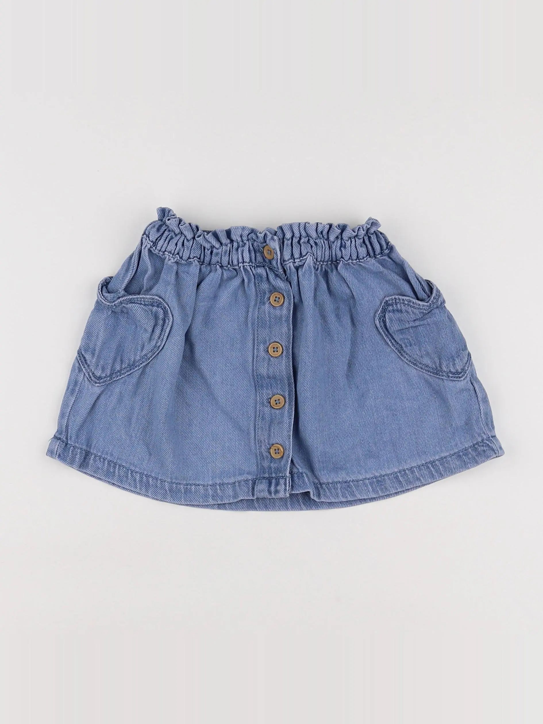 Vertbaudet - jupe bleu - 2 ans