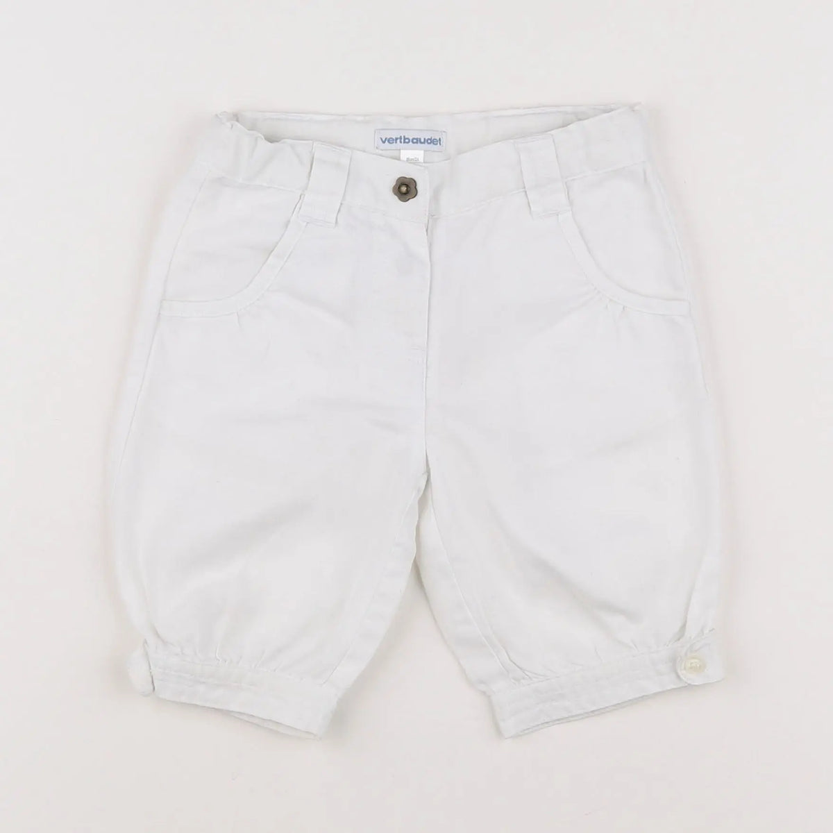 Vertbaudet - short blanc - 2 ans