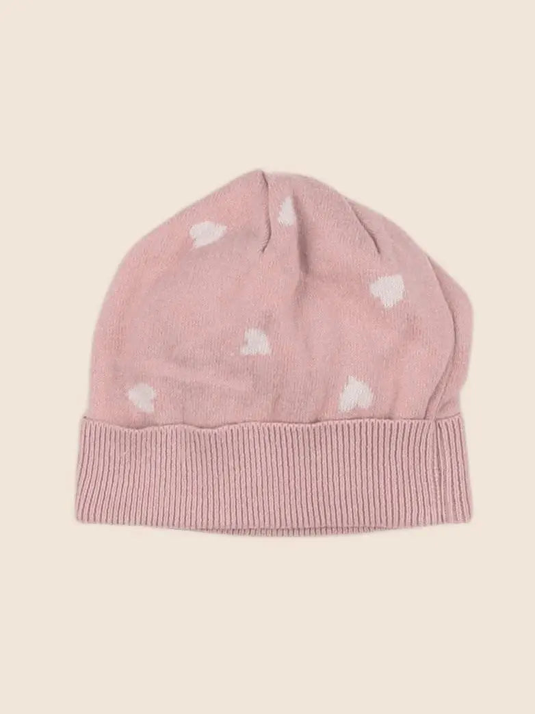 Vertbaudet - bonnet rose - 3/6 mois