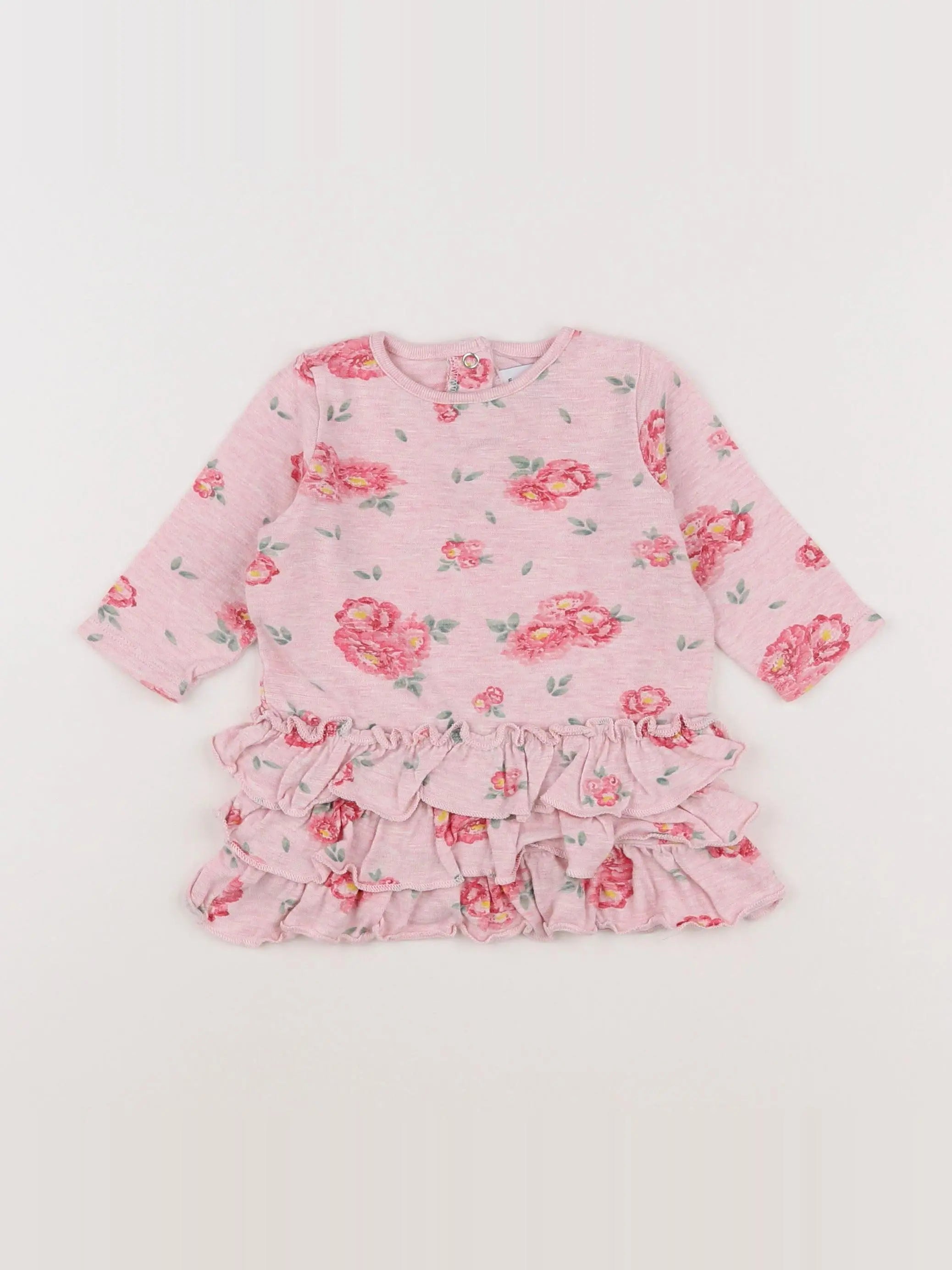 Petit Bateau - robe rose - 6 mois