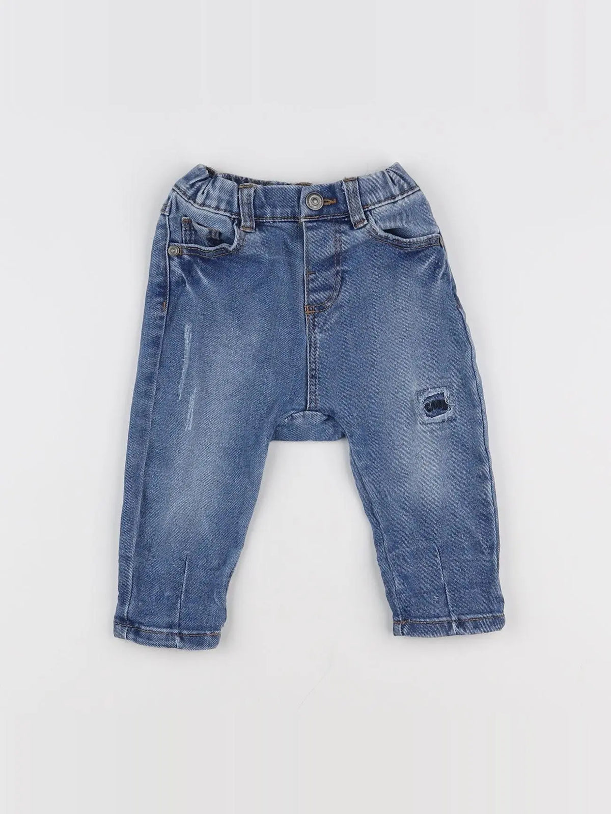 Tape à l'oeil - jegging bleu - 6 mois