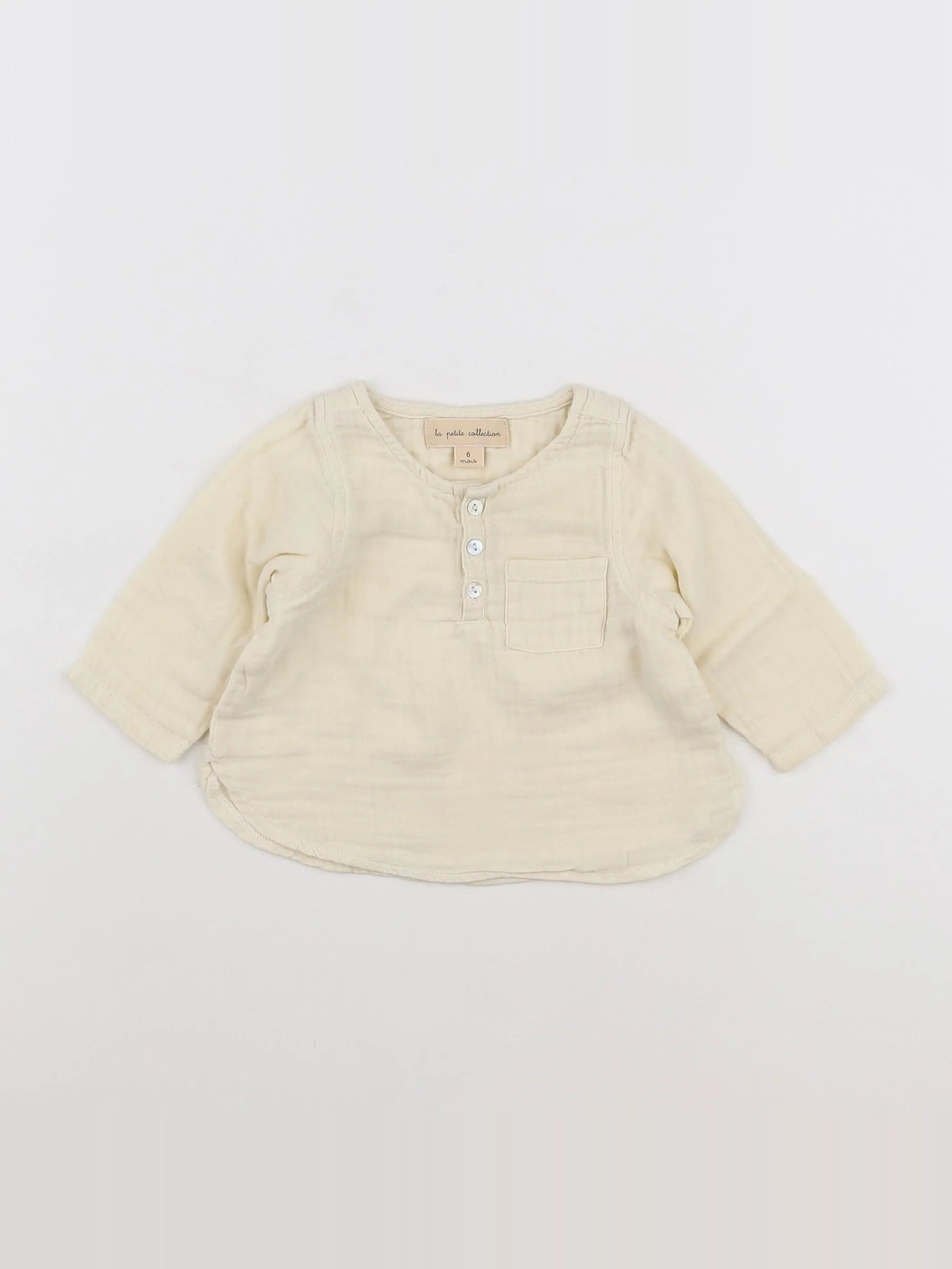 La Petite Collection - blouse beige - 6 mois