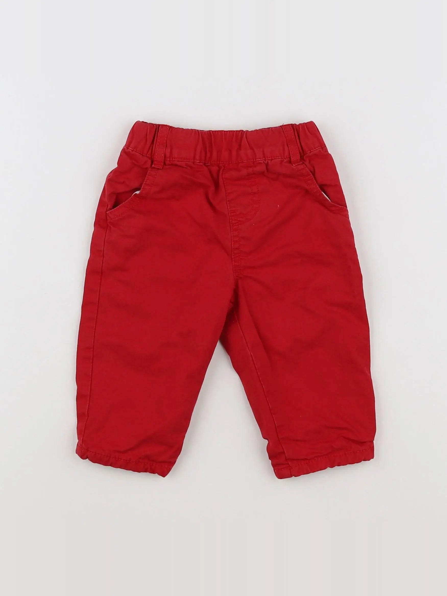 Boutchou - pantalon rouge - 6 mois