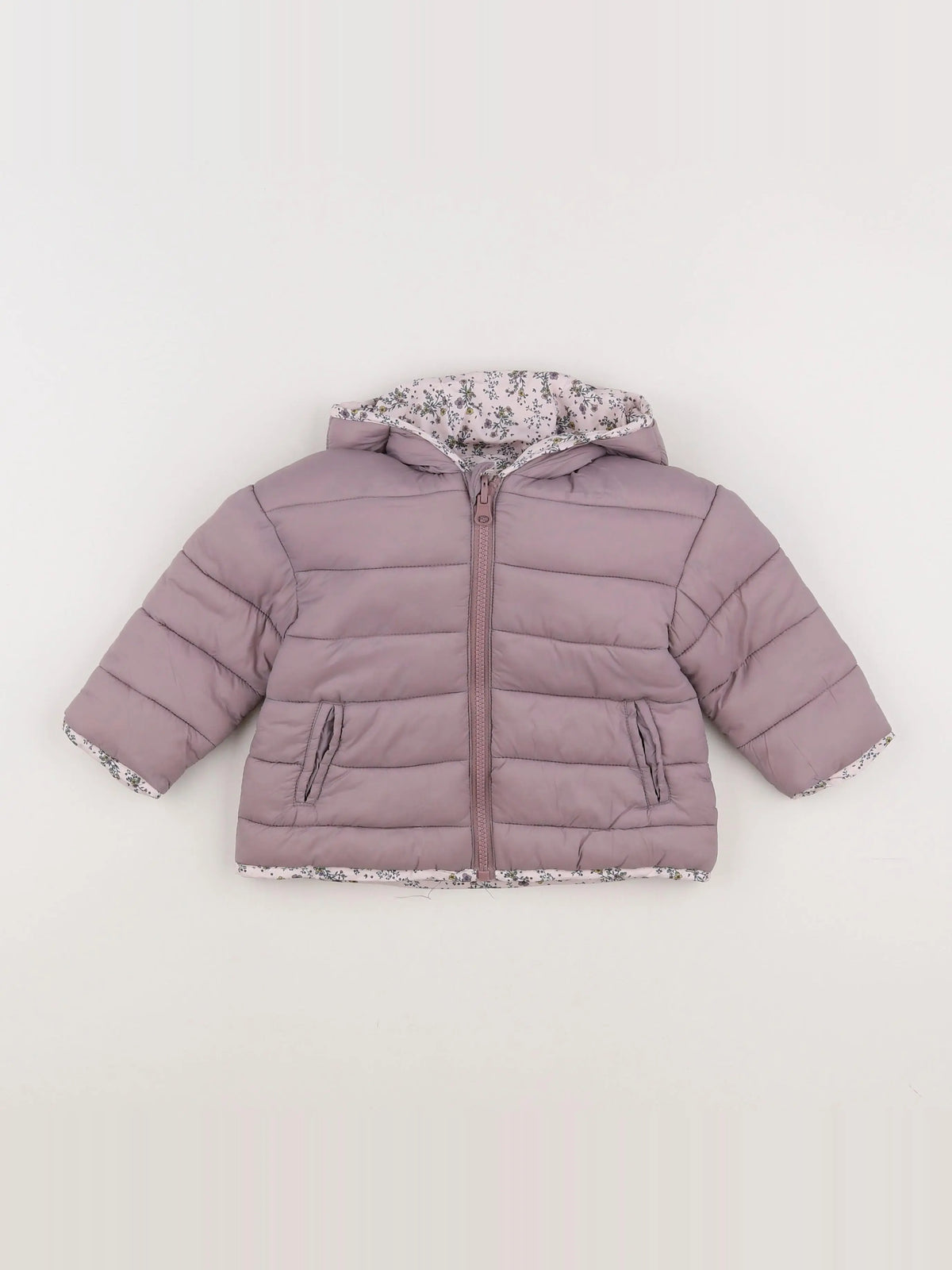 Vertbaudet - doudoune violet - 12/18 mois