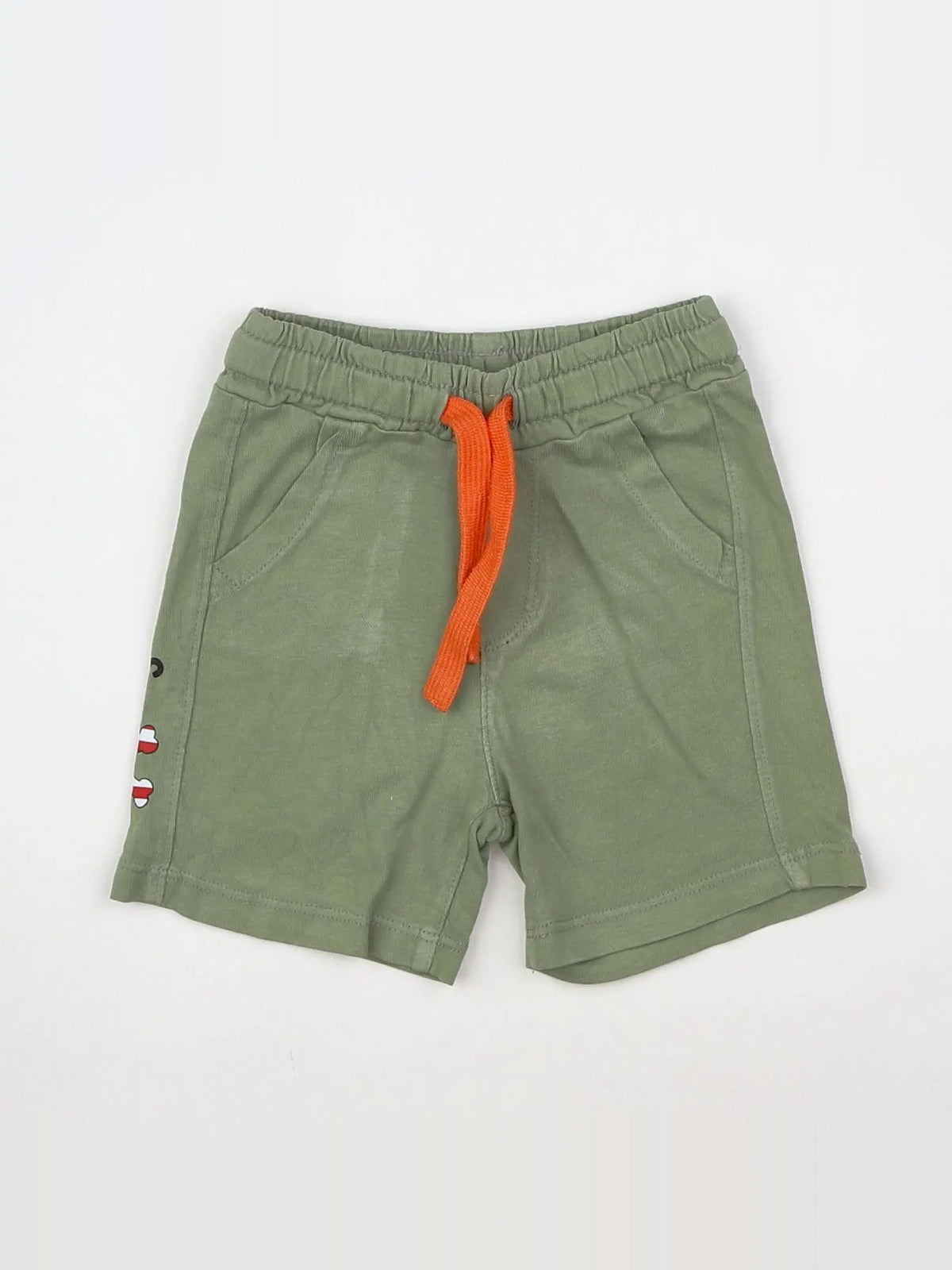 Benetton - short vert - 6/9 mois