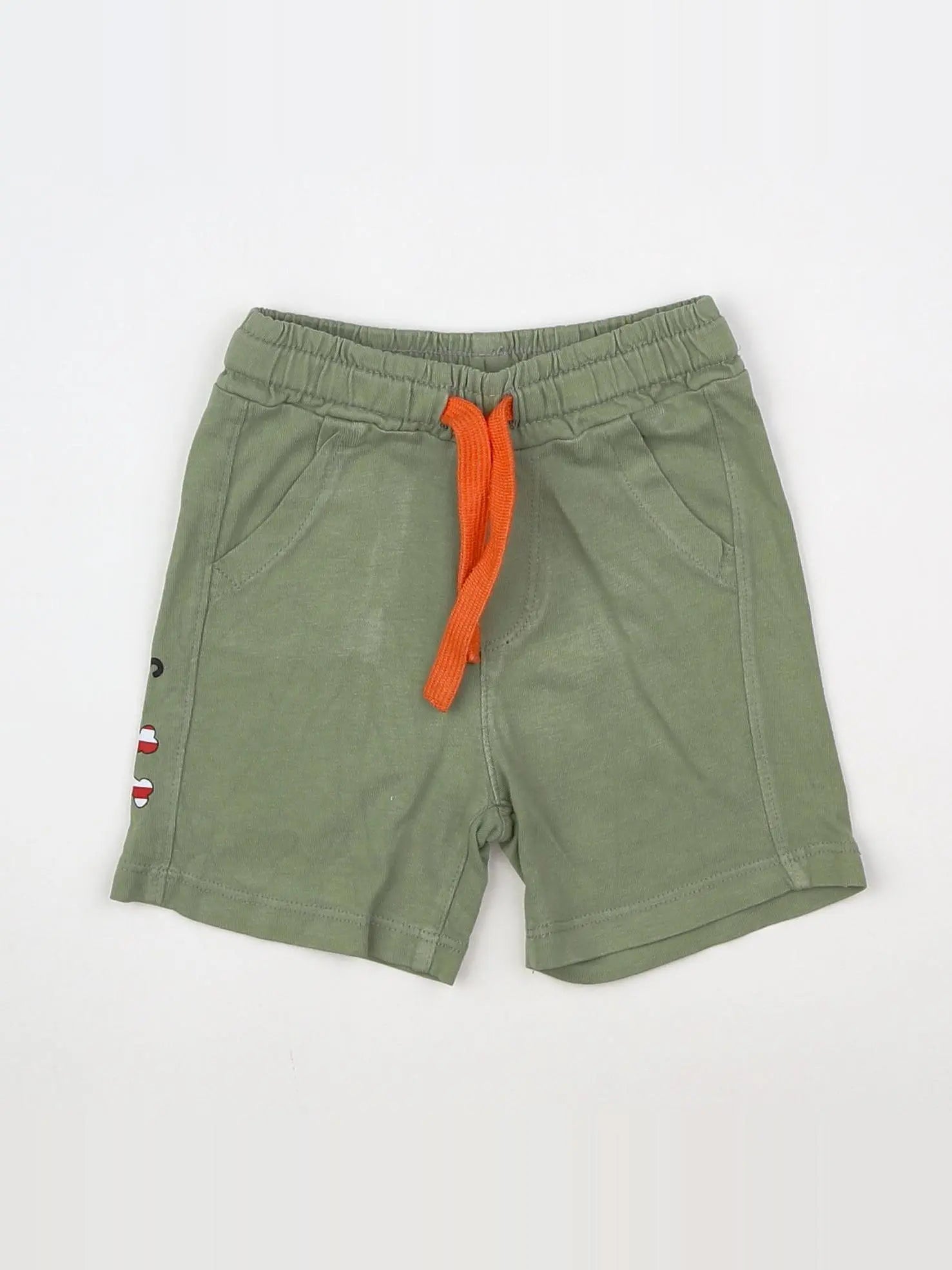 Benetton - short vert - 6/9 mois