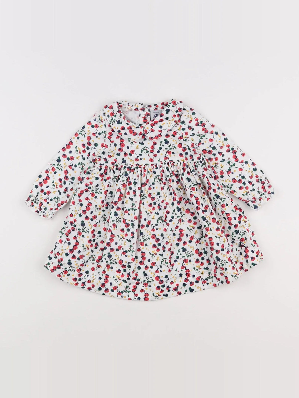 Petit Bateau - robe multicolore - 12 mois