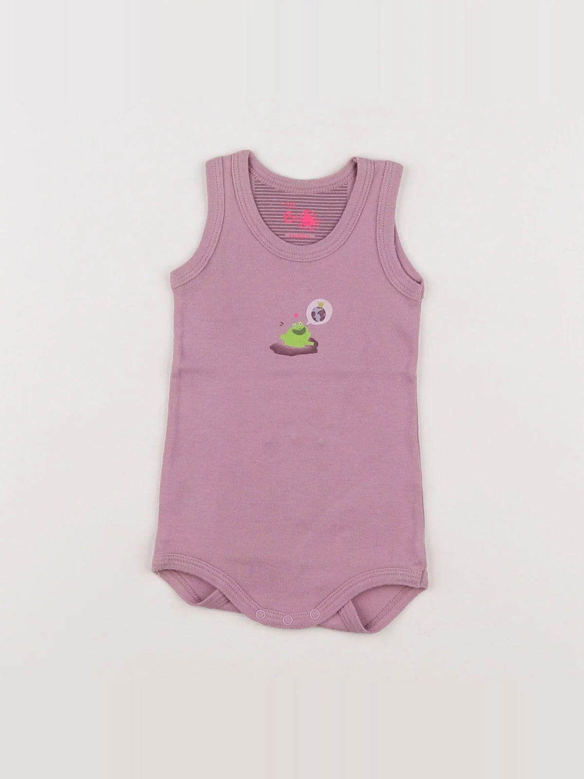 Petit Bateau - body violet - 3 mois